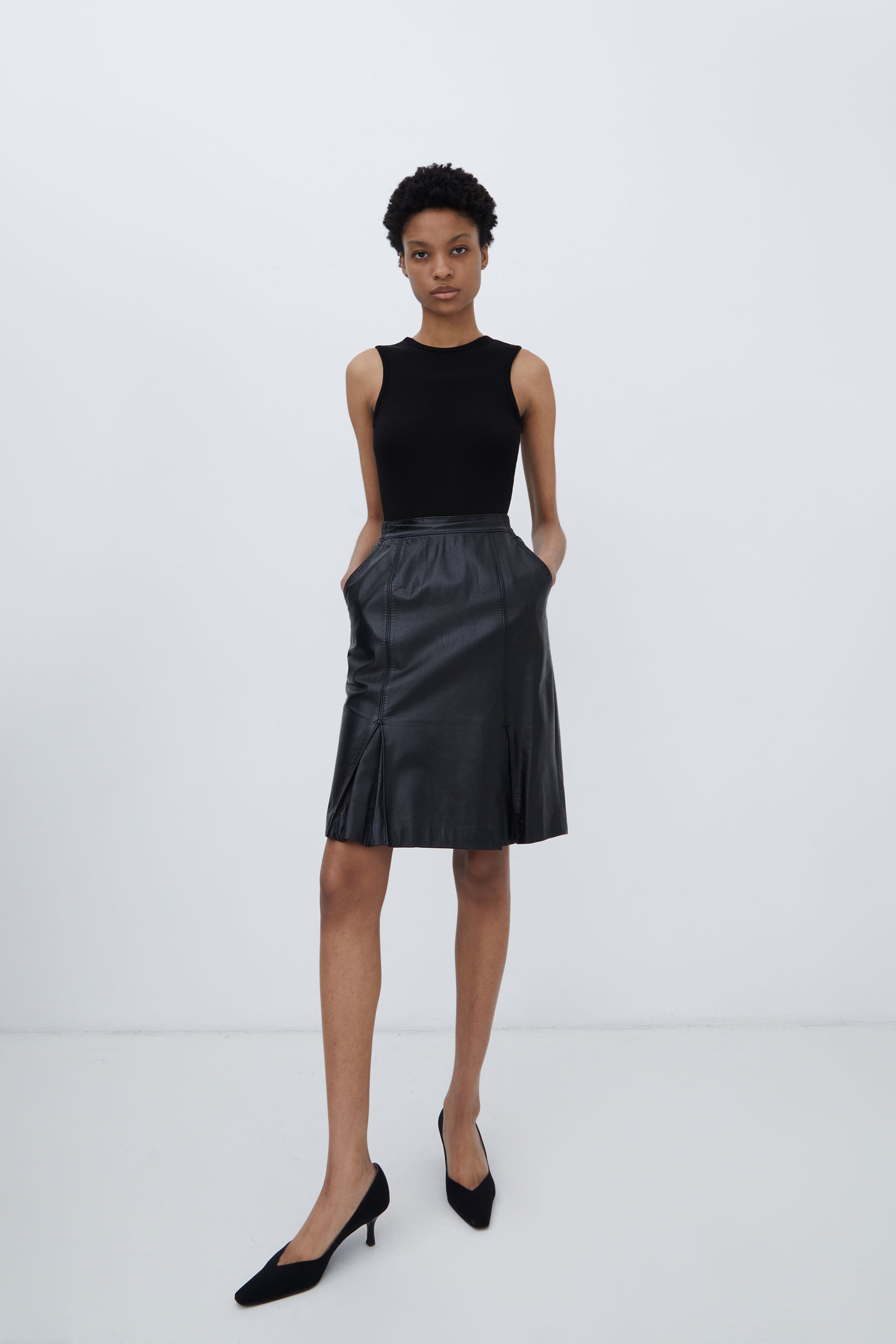 LEATHER SKIRT