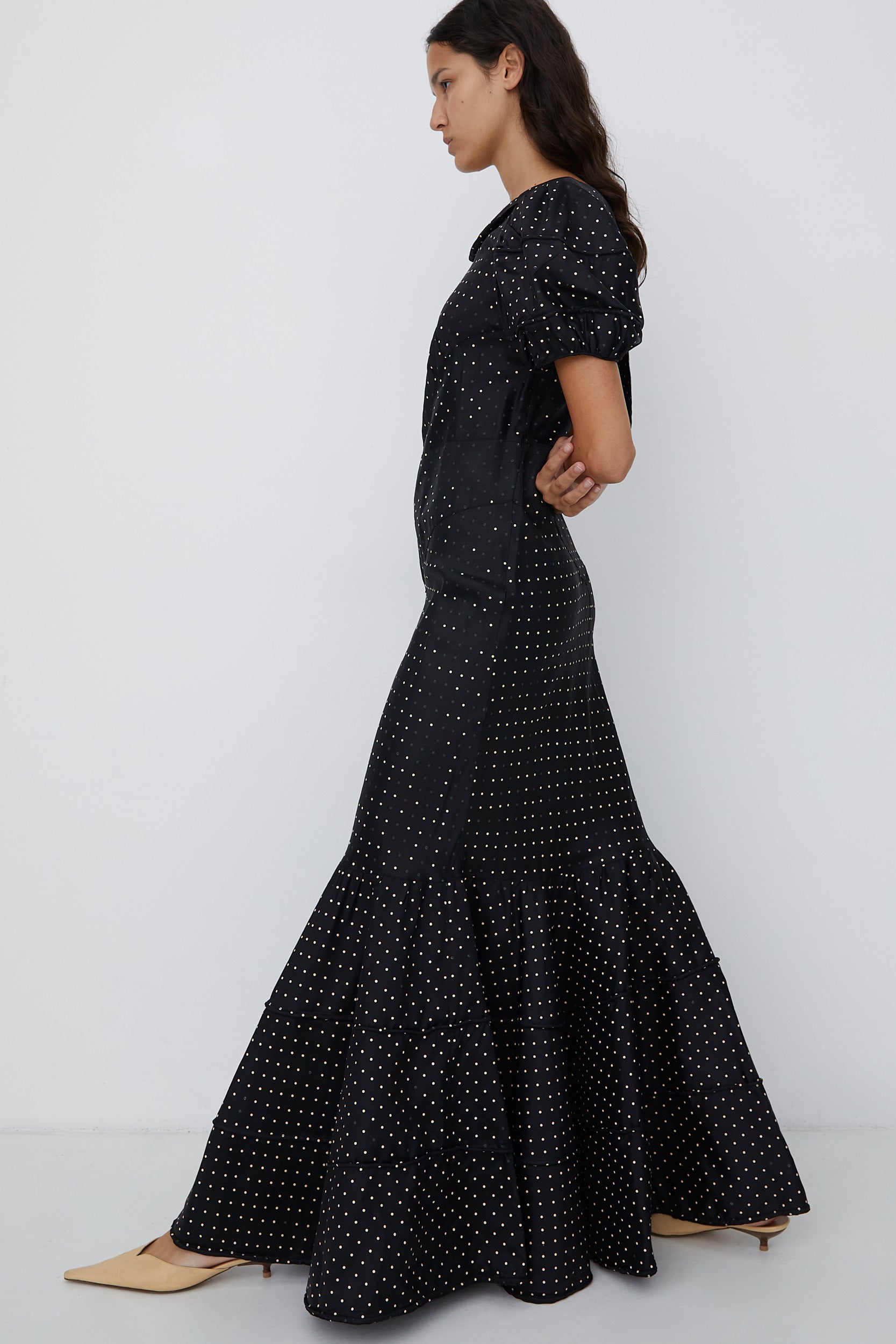 1940s TAFFETA GOWN