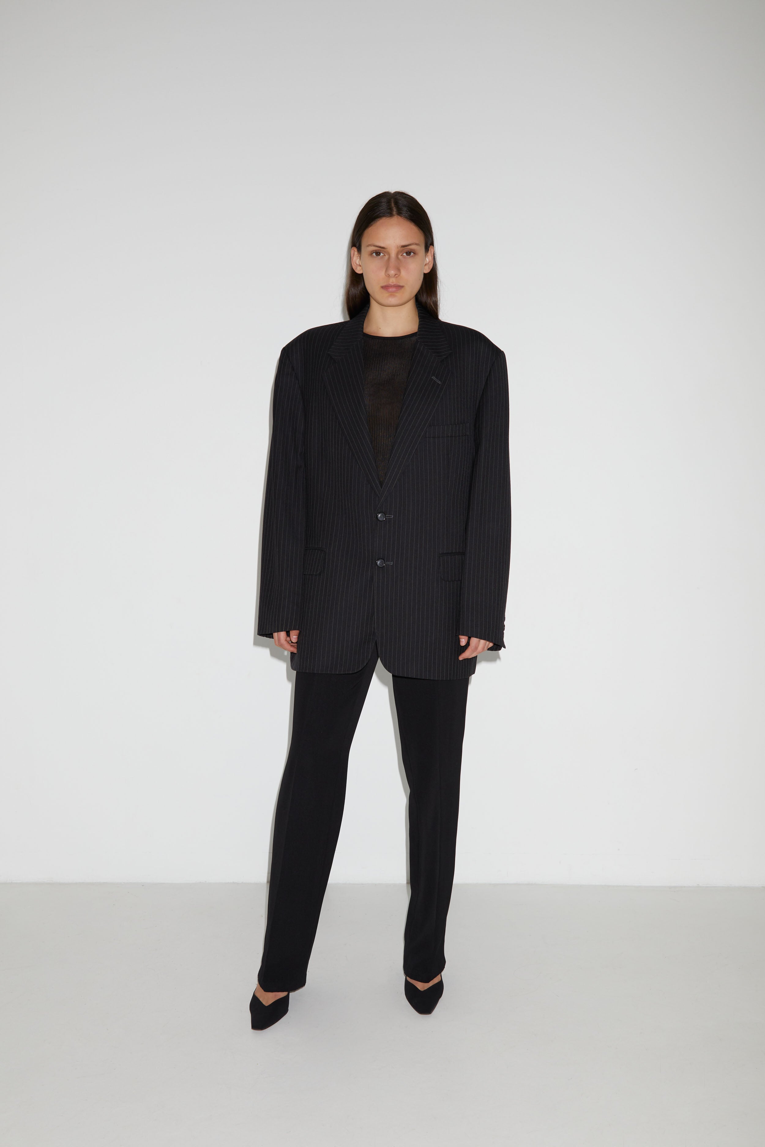 MENS PINSTRIPE BLAZER