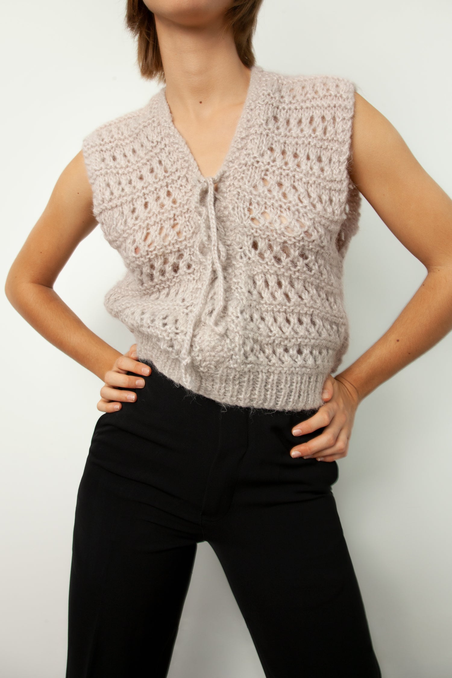 HAND KNIT VEST