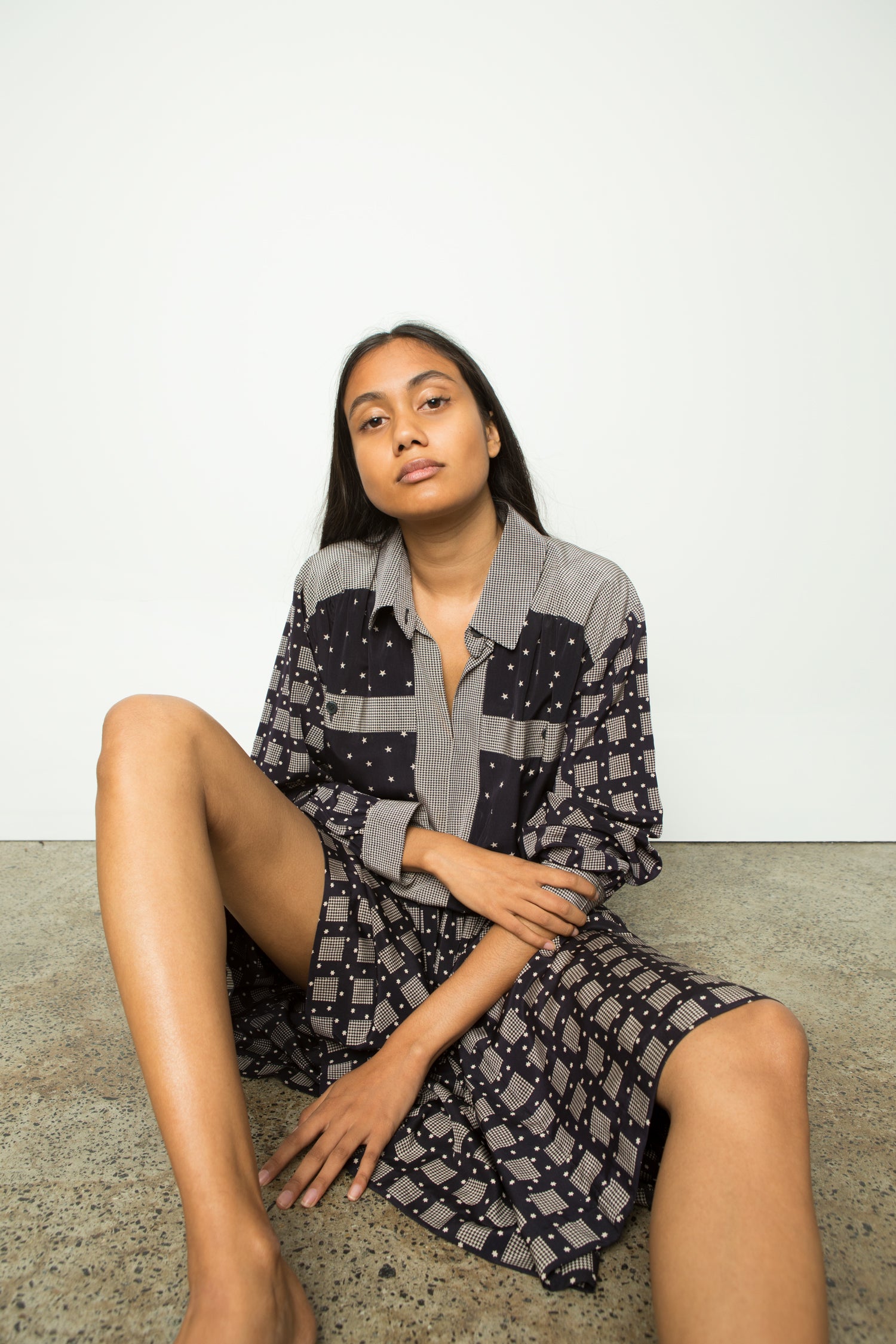 COSMIC MIDI DRESS