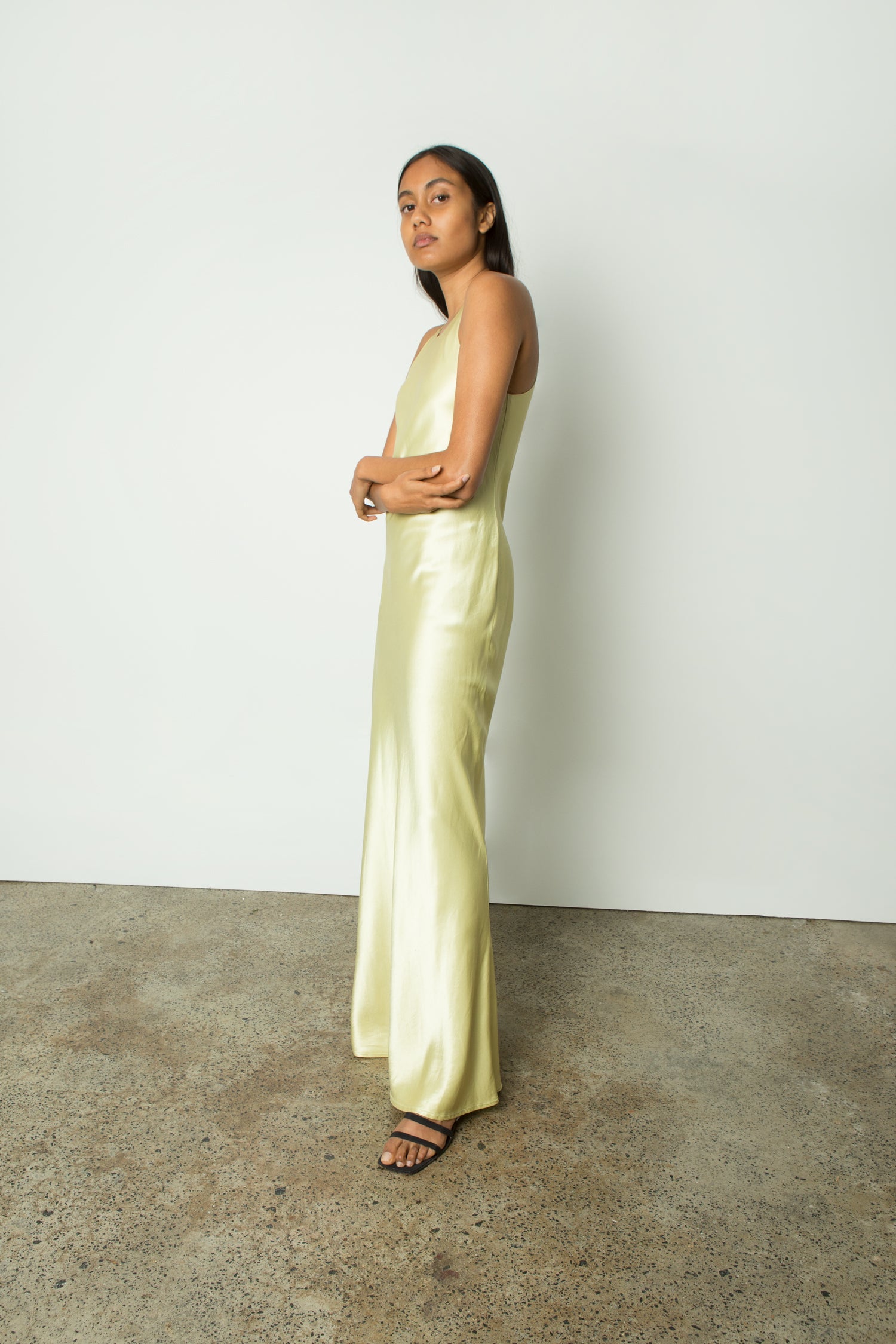 CITRON SLIP DRESS