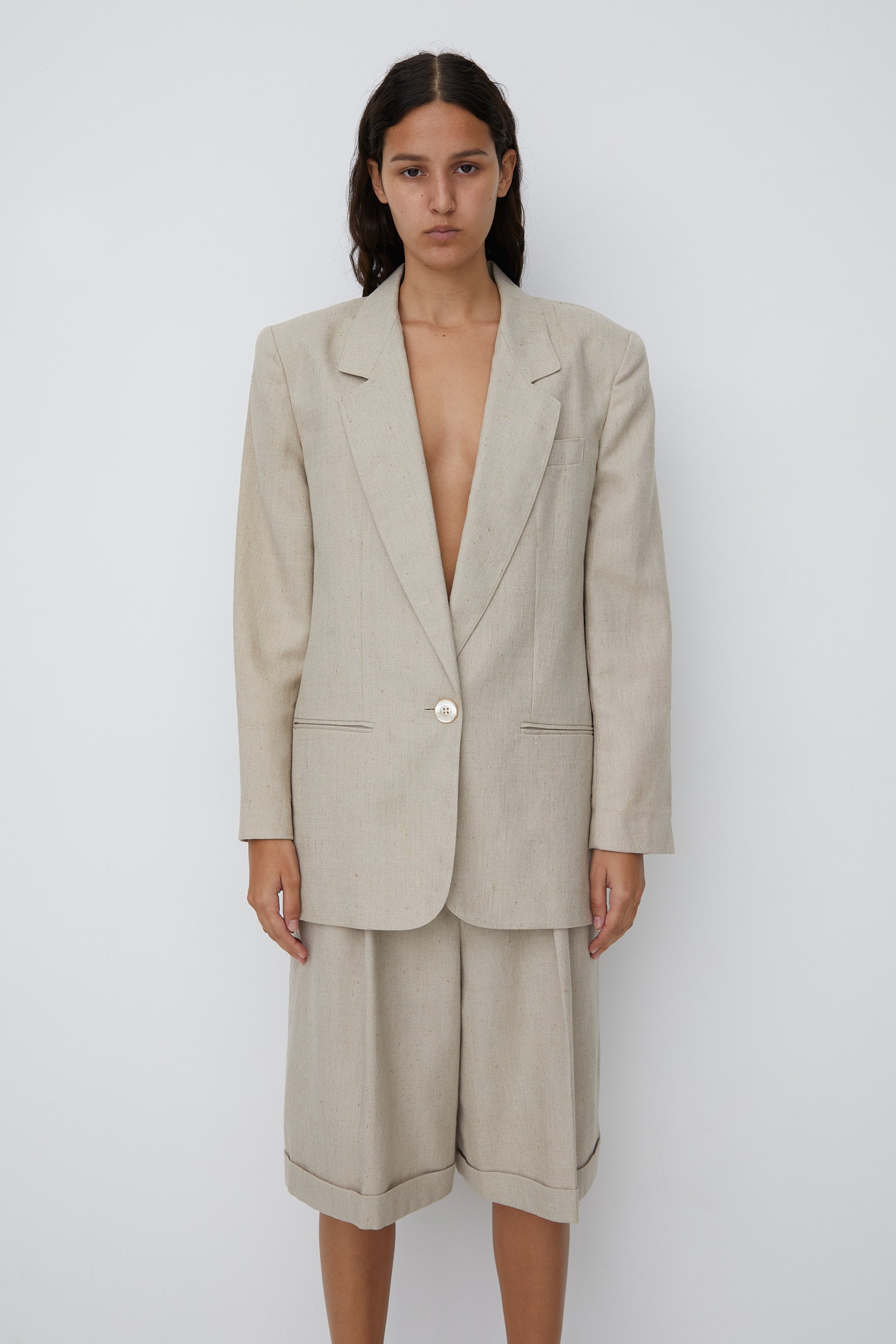 LINEN SHORT SUIT
