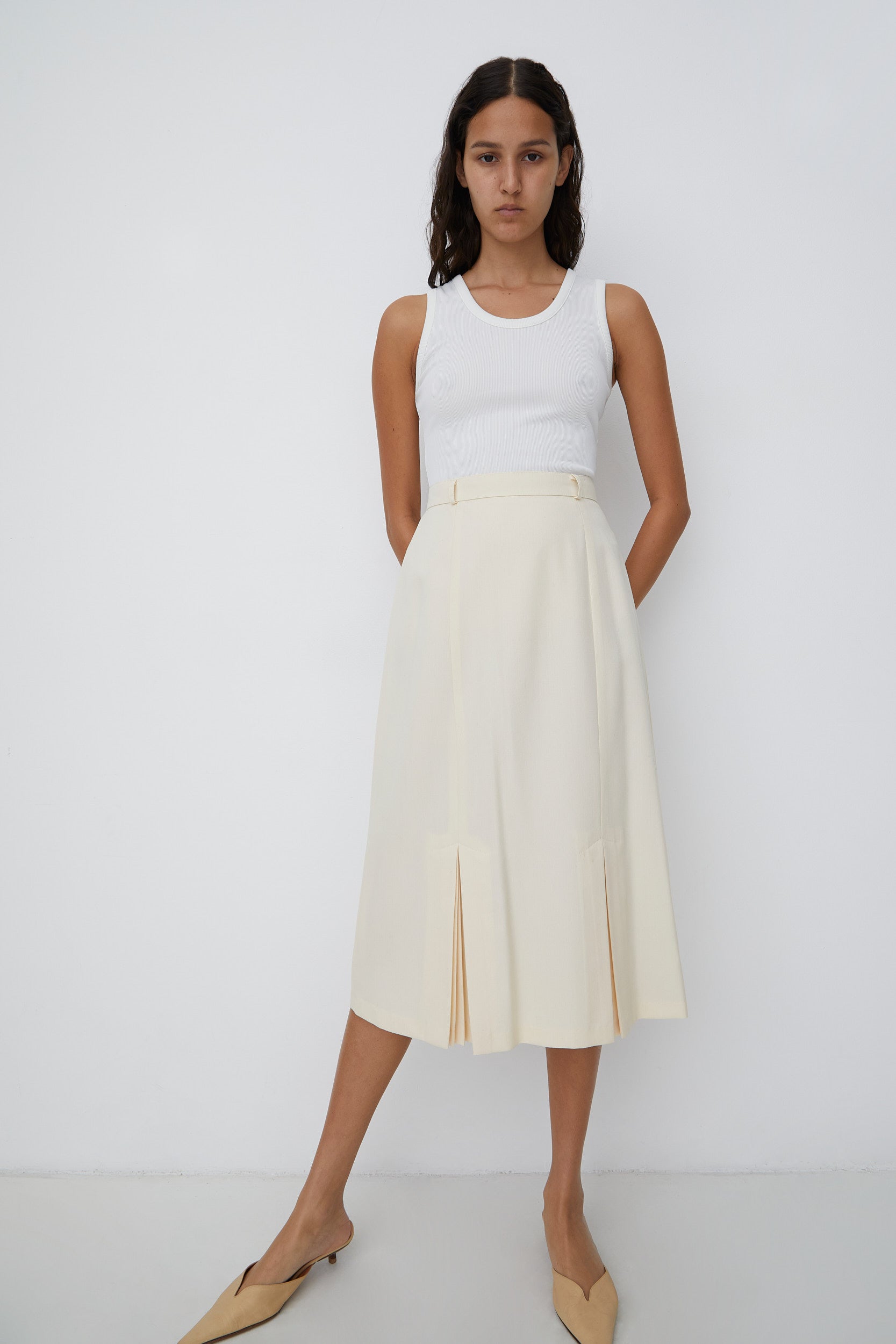PLEATED SKIRT