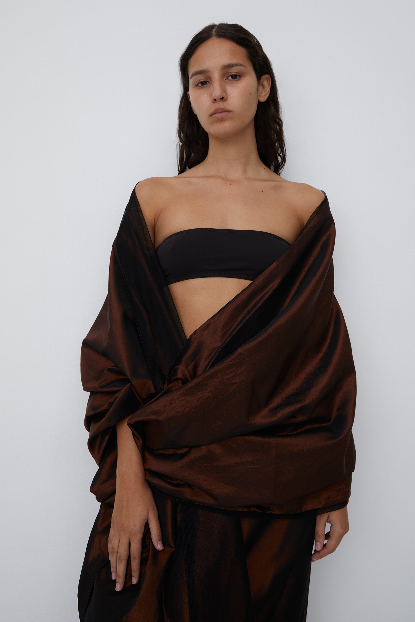 SHOT SKIRT AND SHAWL