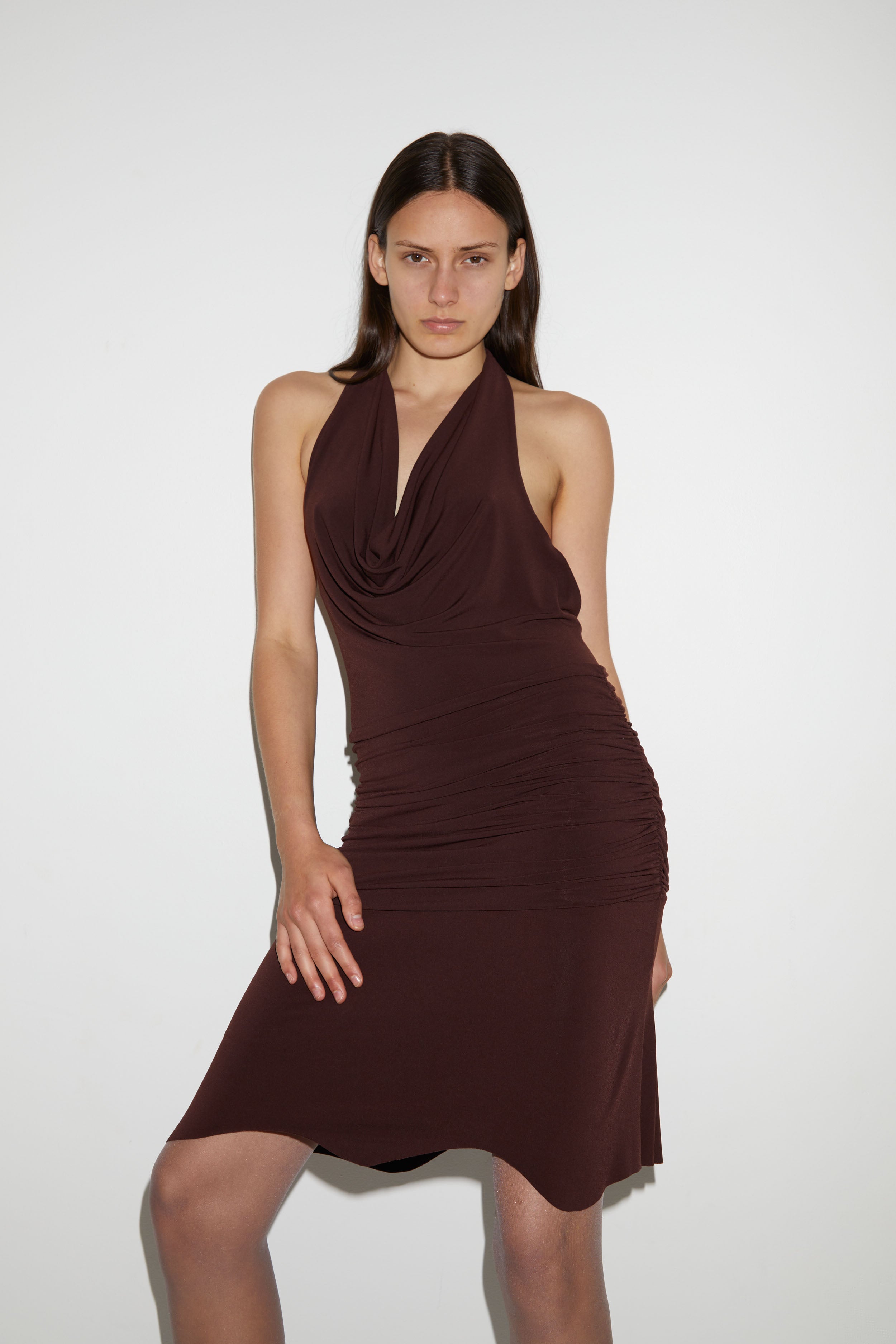 HALTER MINI DRESS
