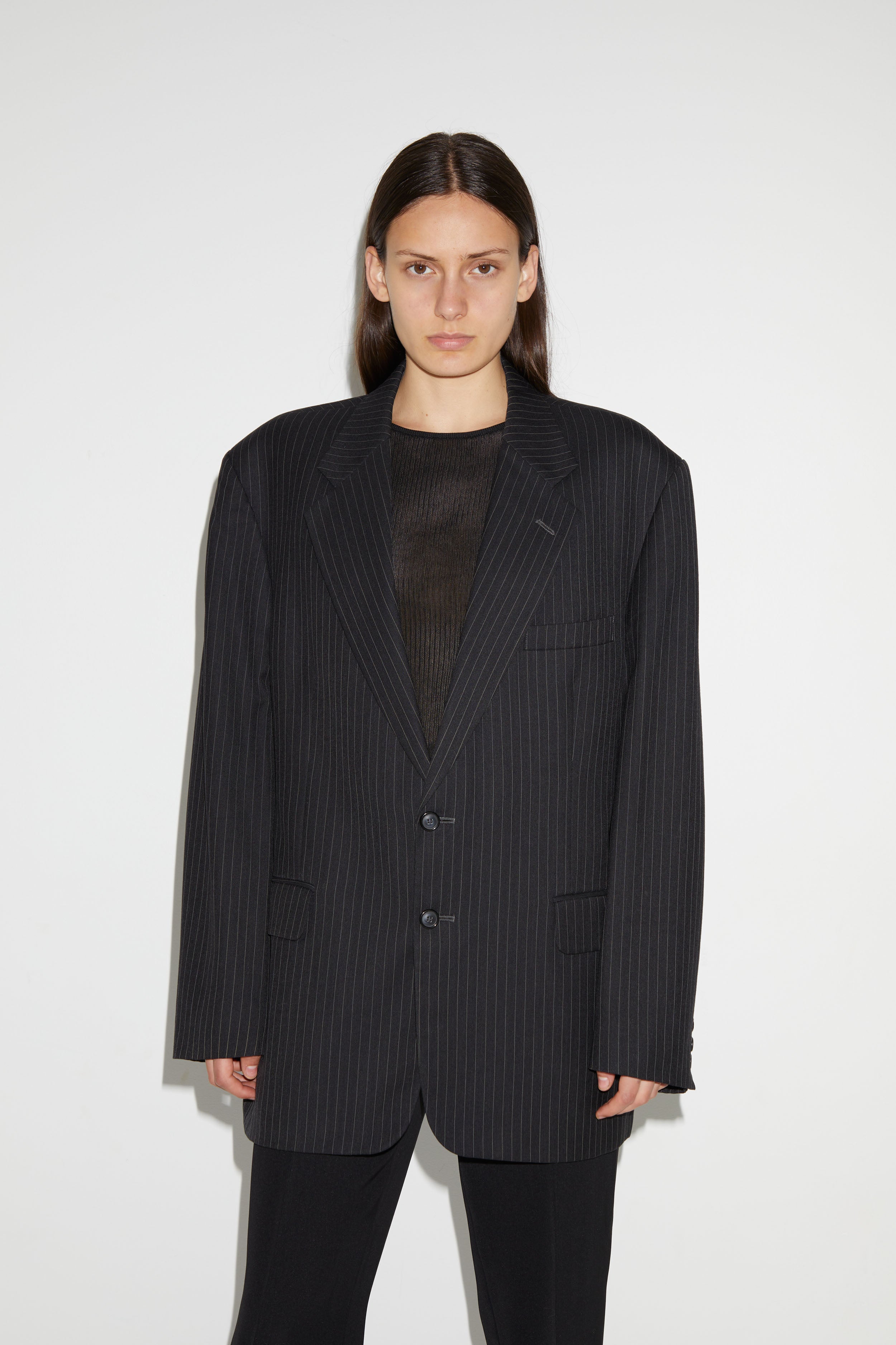 MENS PINSTRIPE BLAZER