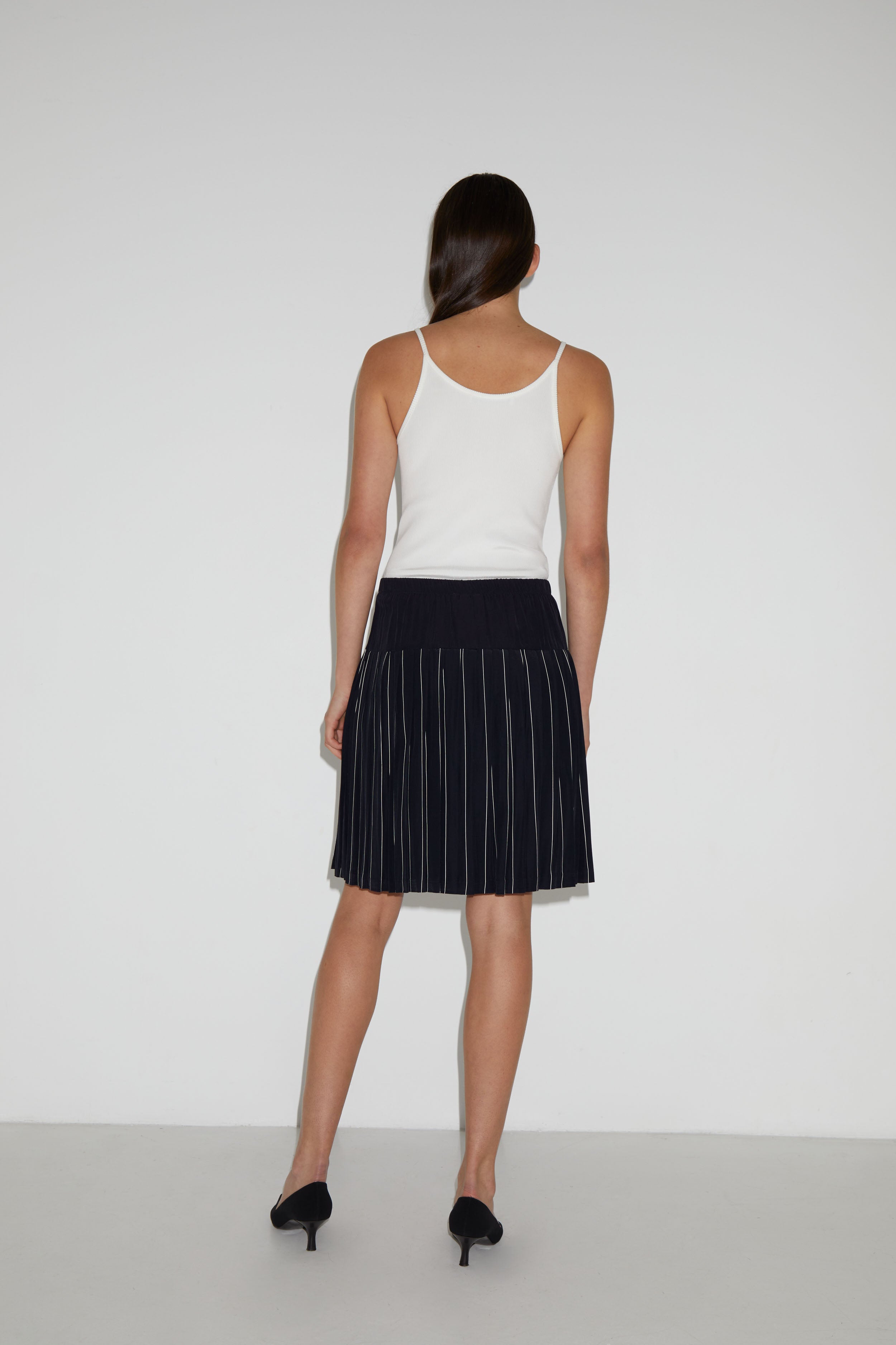 PLEATED MINI SKIRT