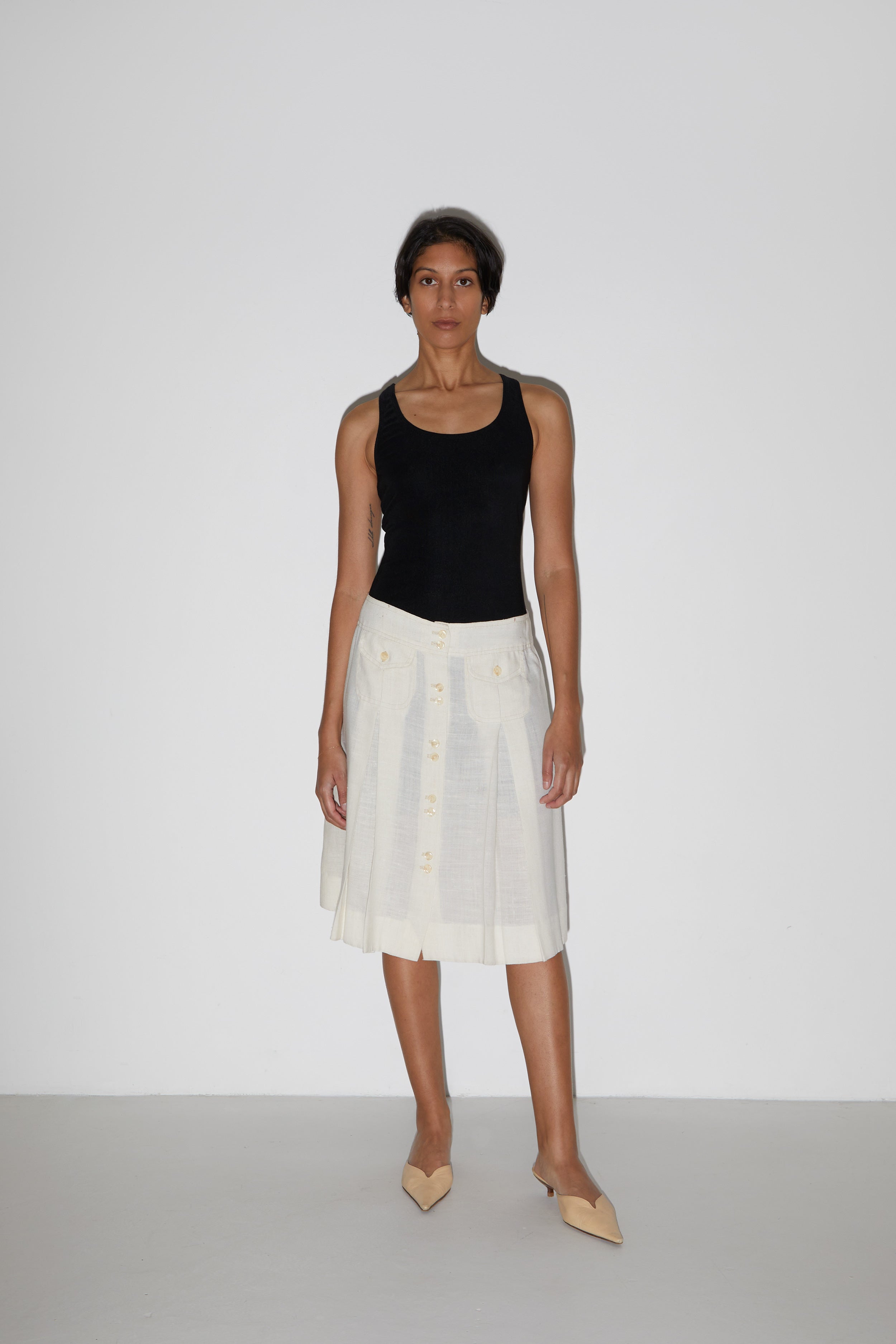 PLEATED SKIRT