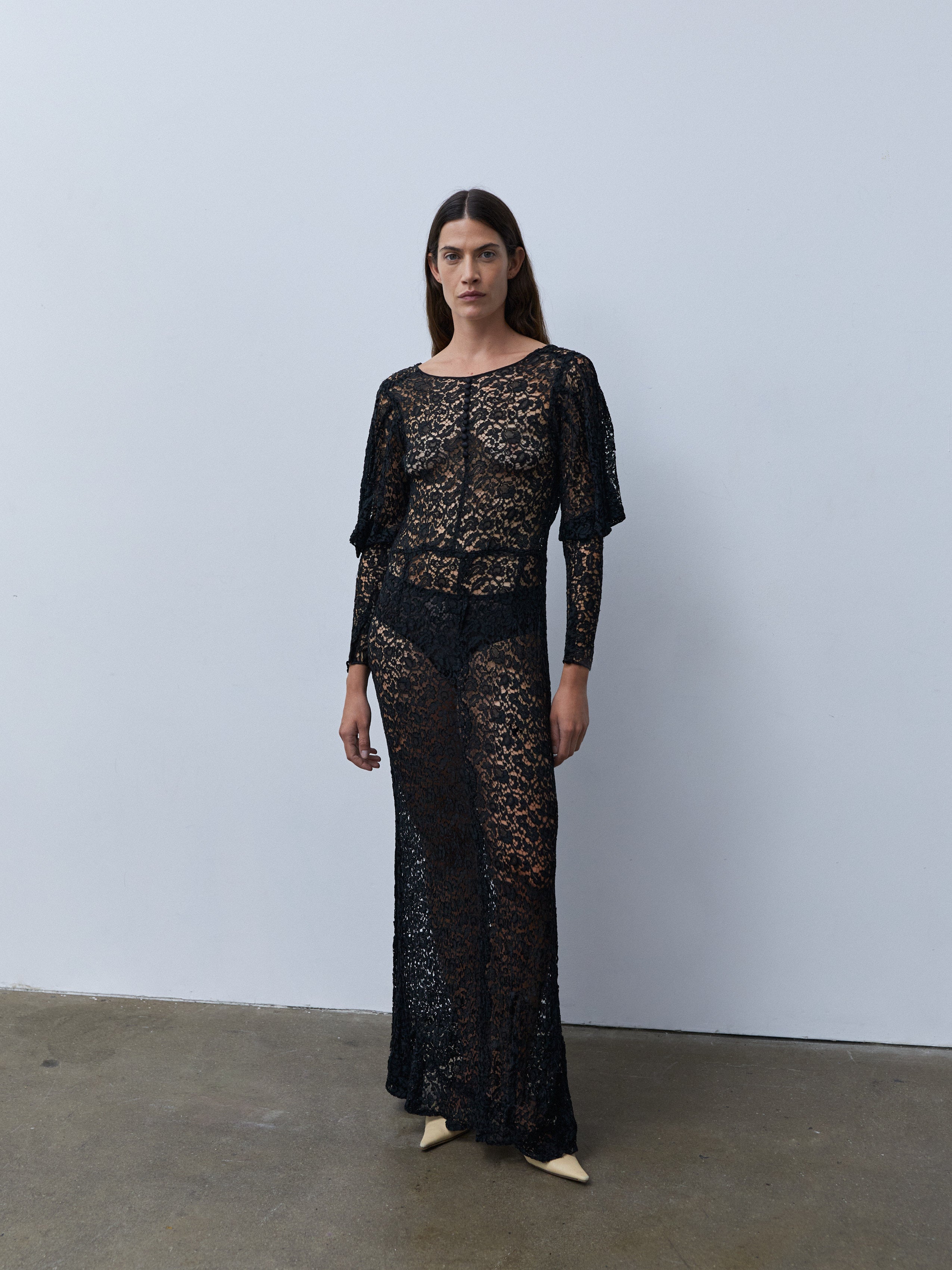 1920s LACE GOWN