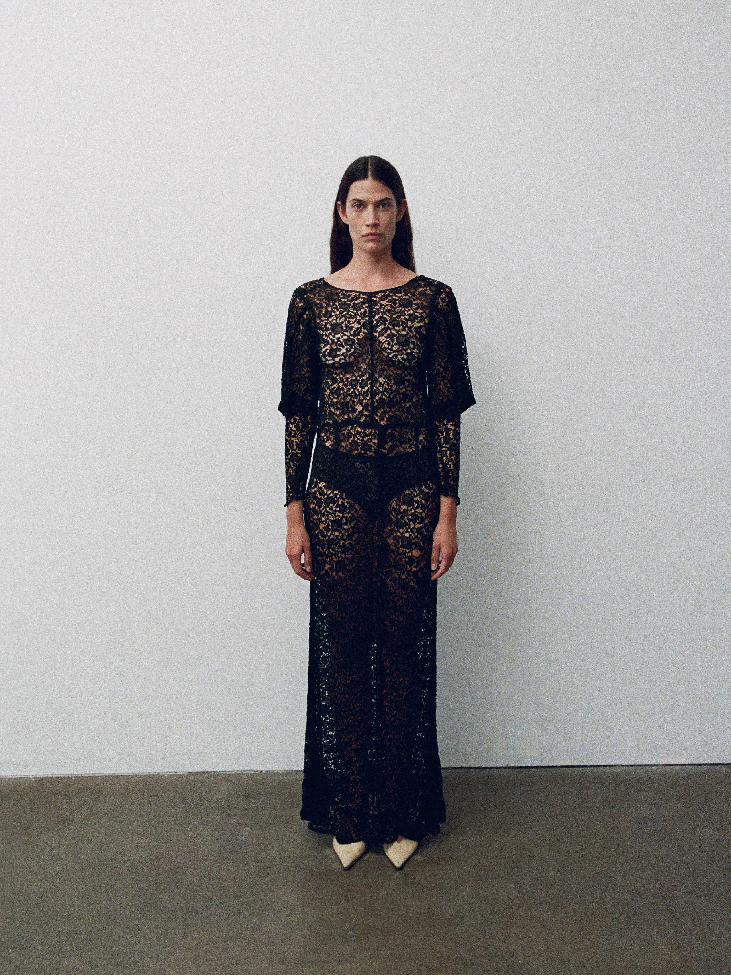 1920s LACE GOWN