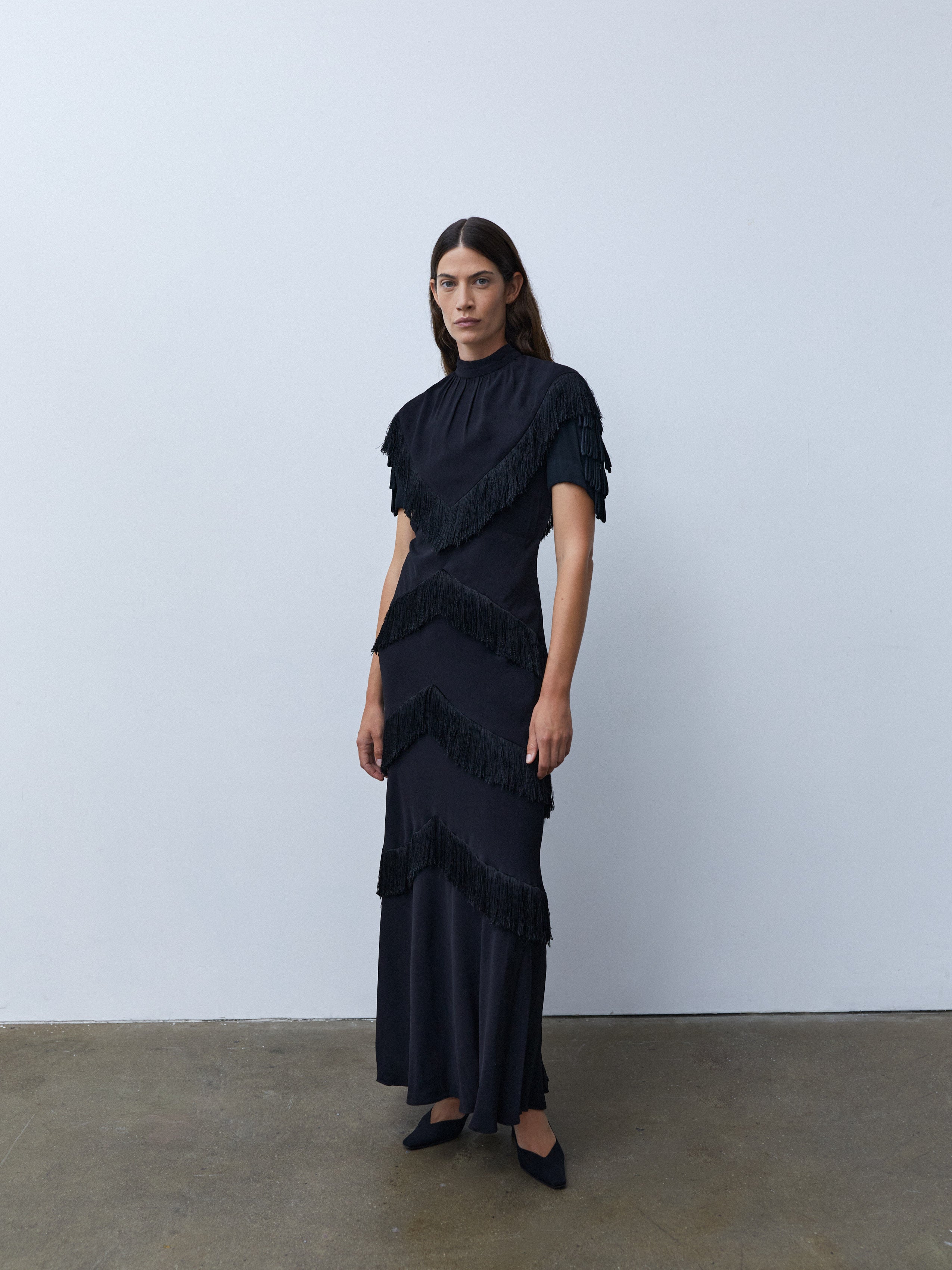 1940s FRINGE GOWN