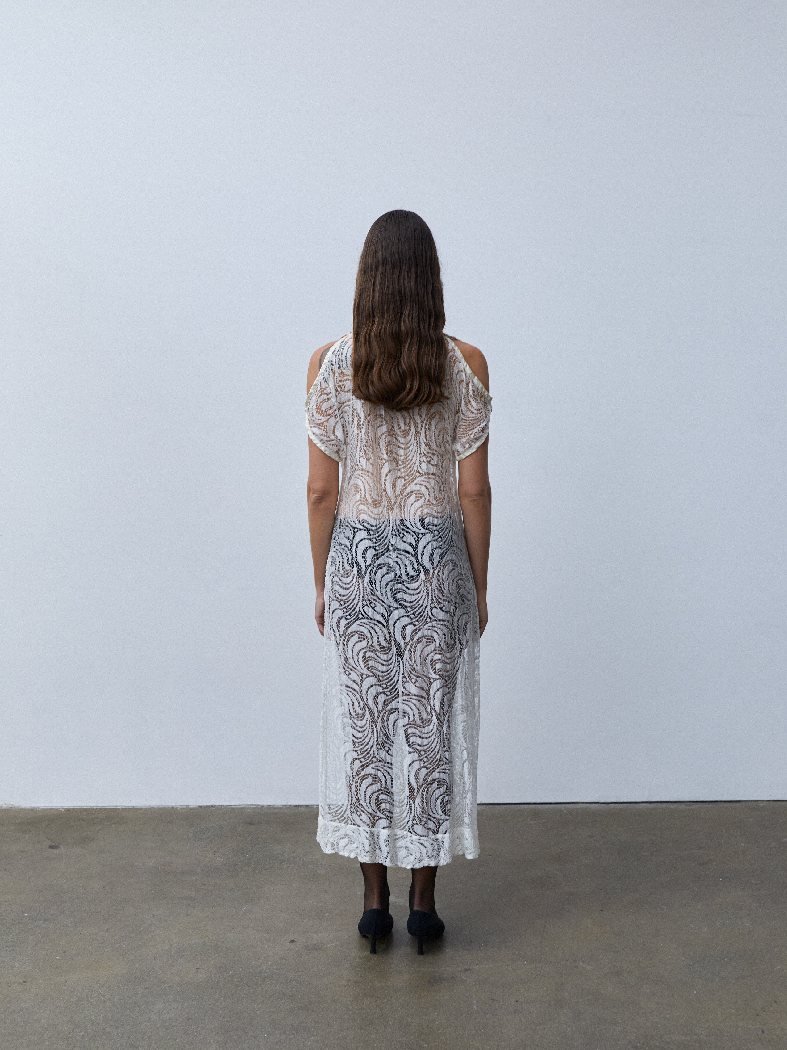 1940s LACE DRESS