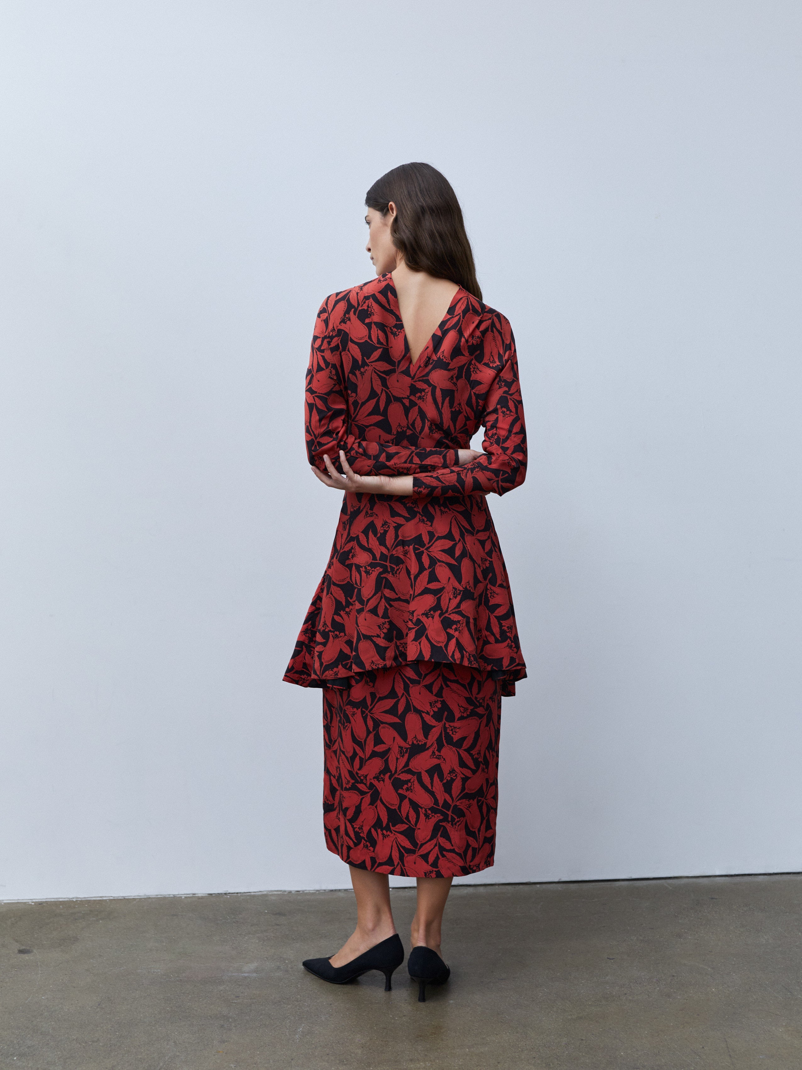 CLARET SKIRT SET