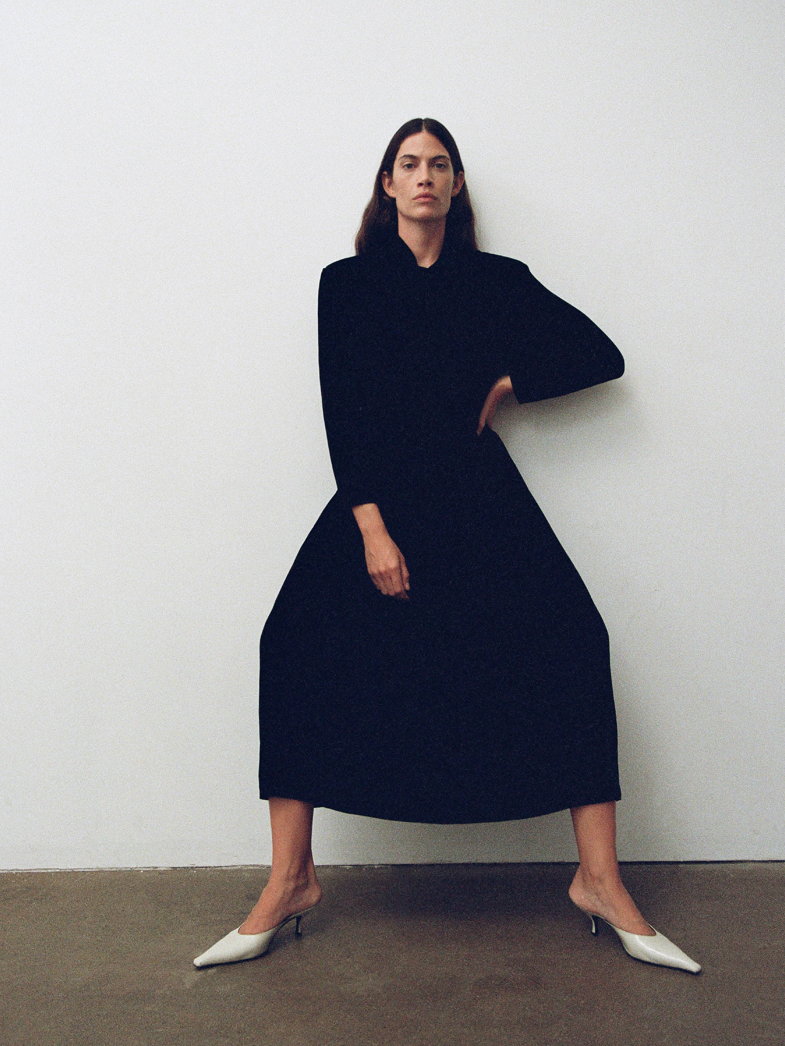 CALVIN KLEIN 1980s VELVET DRESS