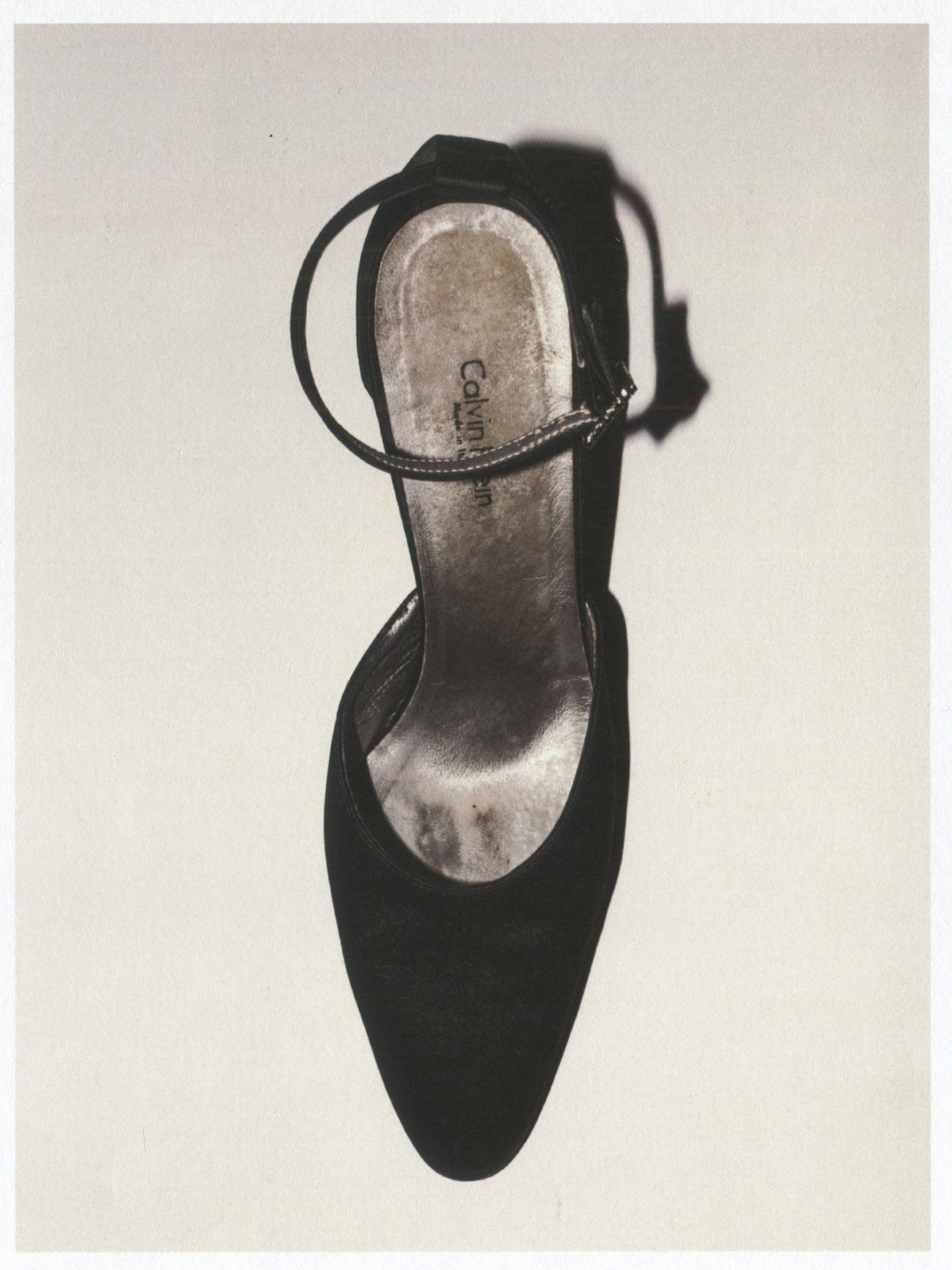 CALVIN KLEIN COLLECTION SATIN HEELS