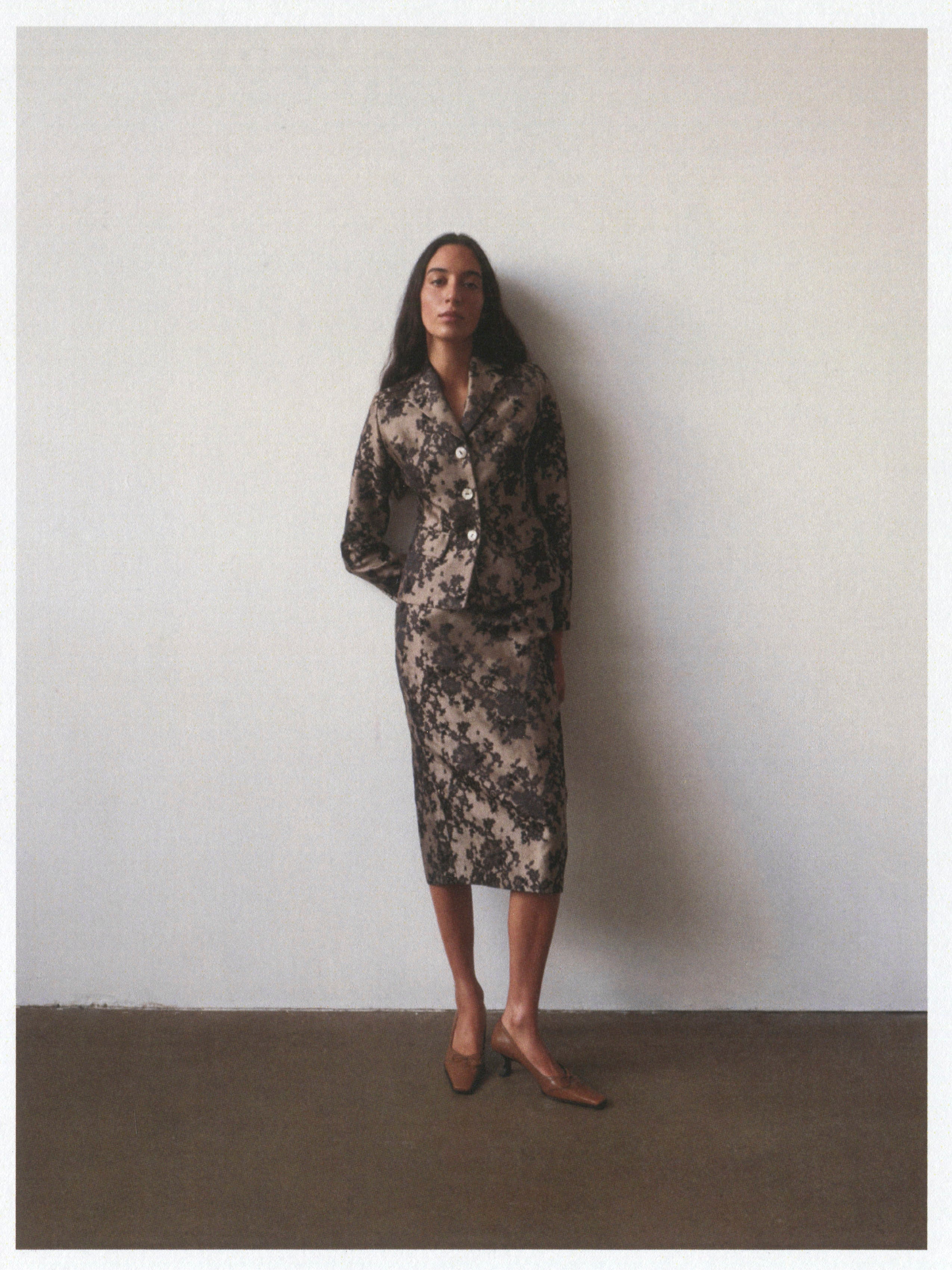 CELINE BY MICHAEL KORS FALL 2004 LACE SUIT