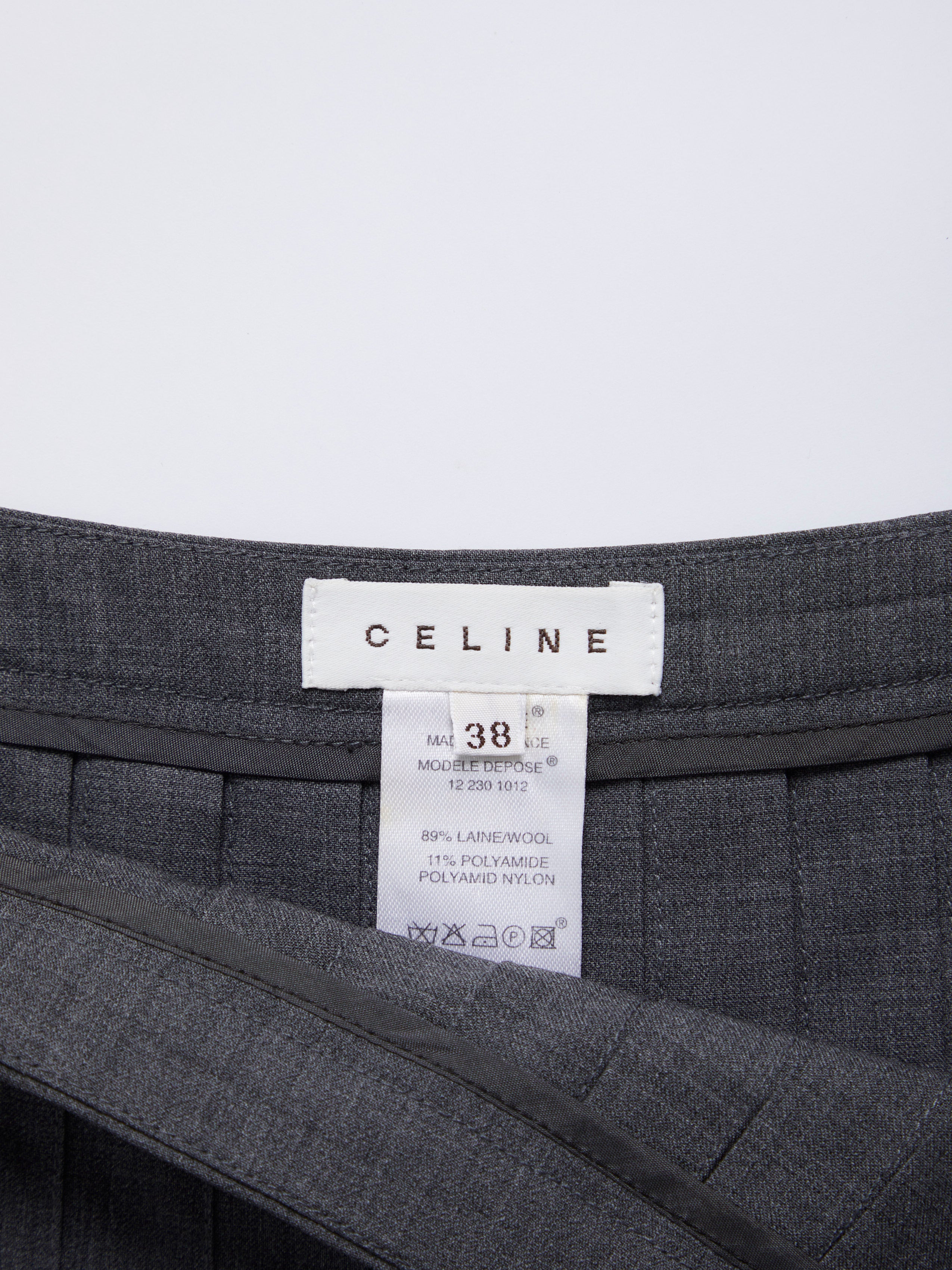 CELINE PLEATED SKIRT