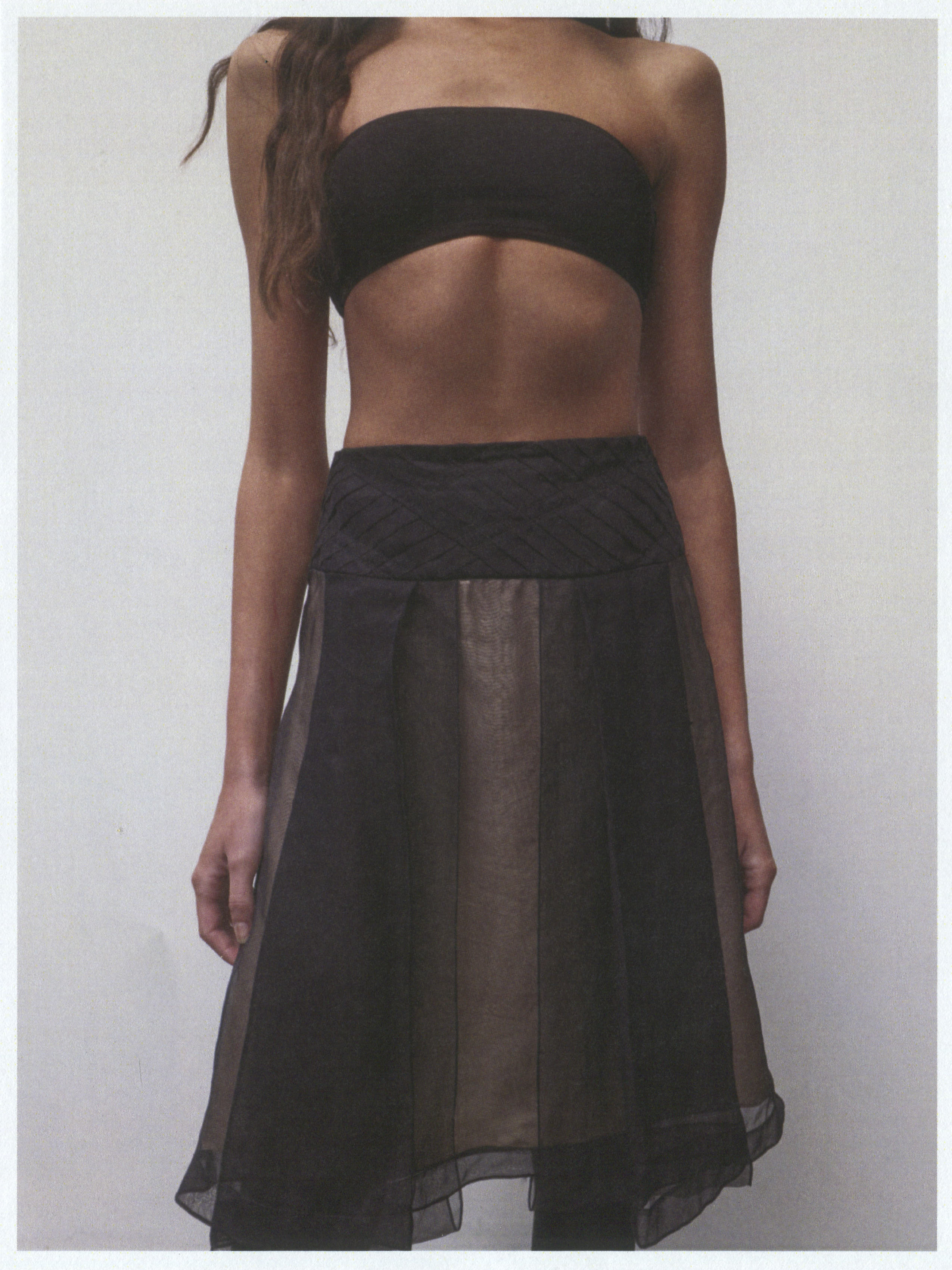 CELINE SILK SKIRT