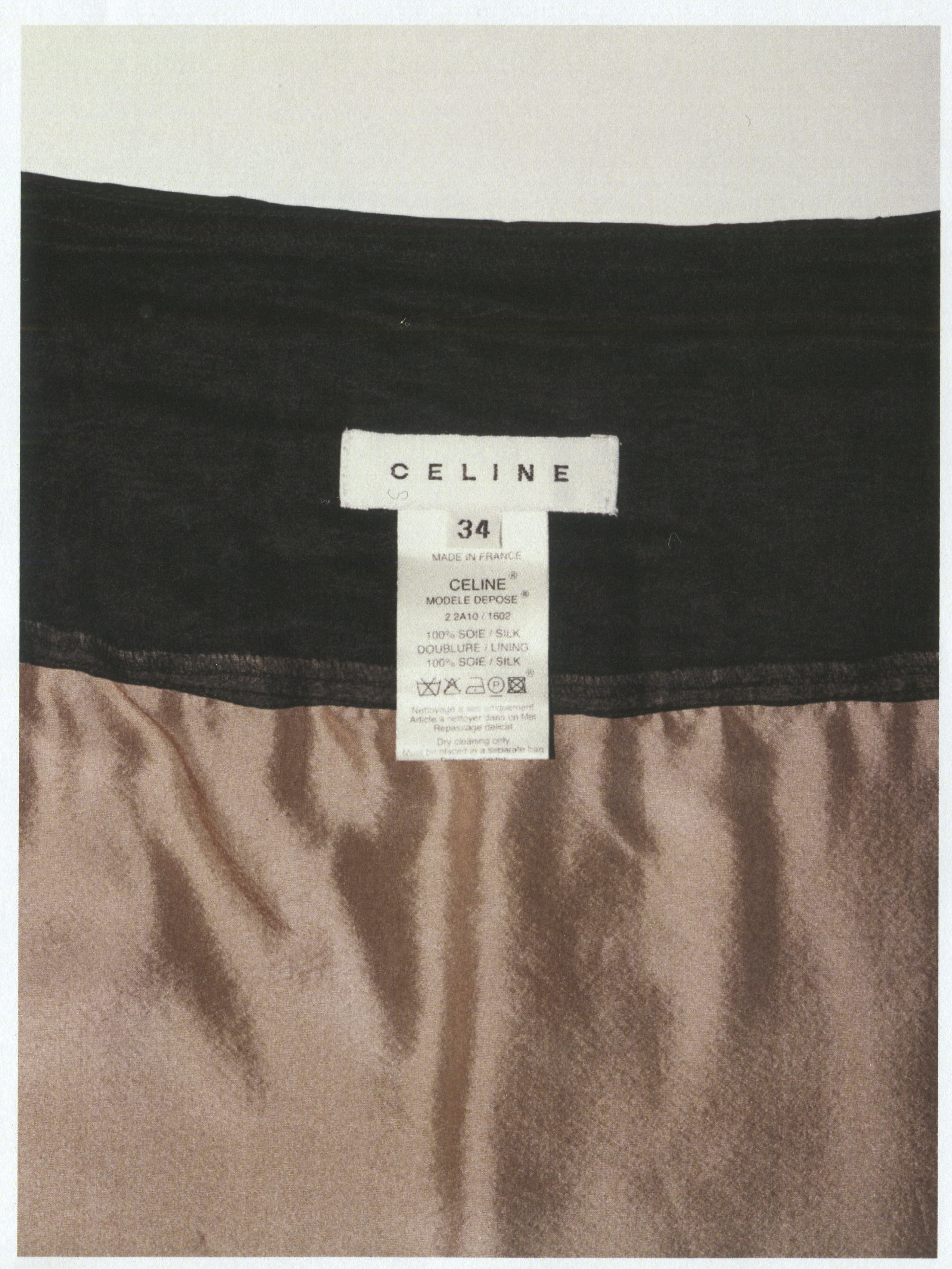CELINE SILK SKIRT