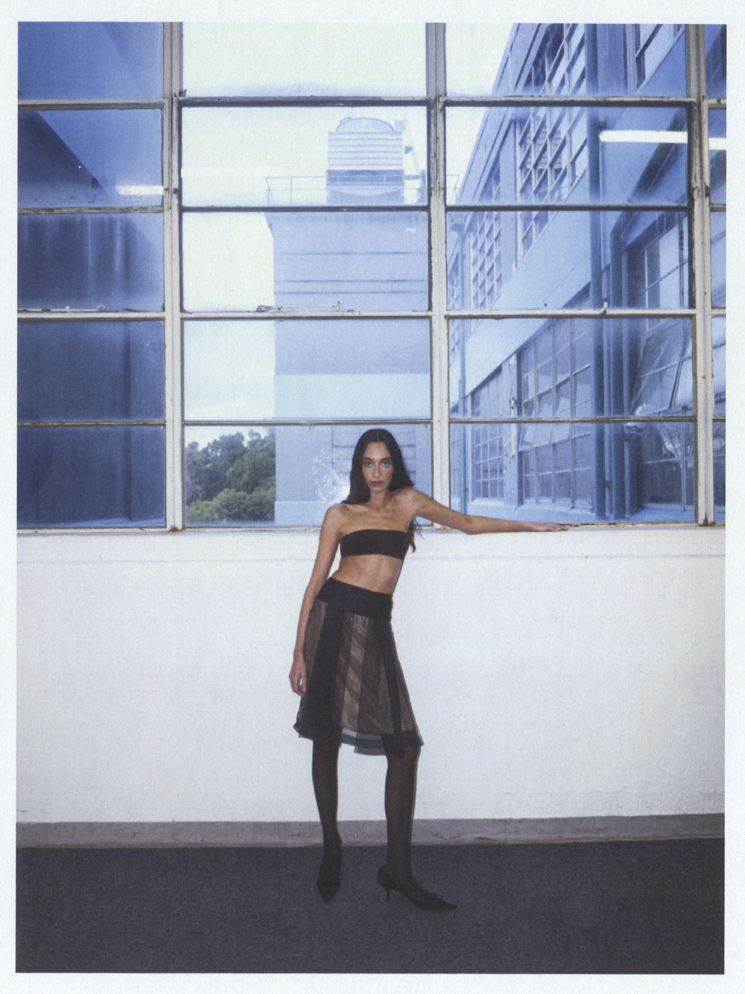 CELINE SILK SKIRT