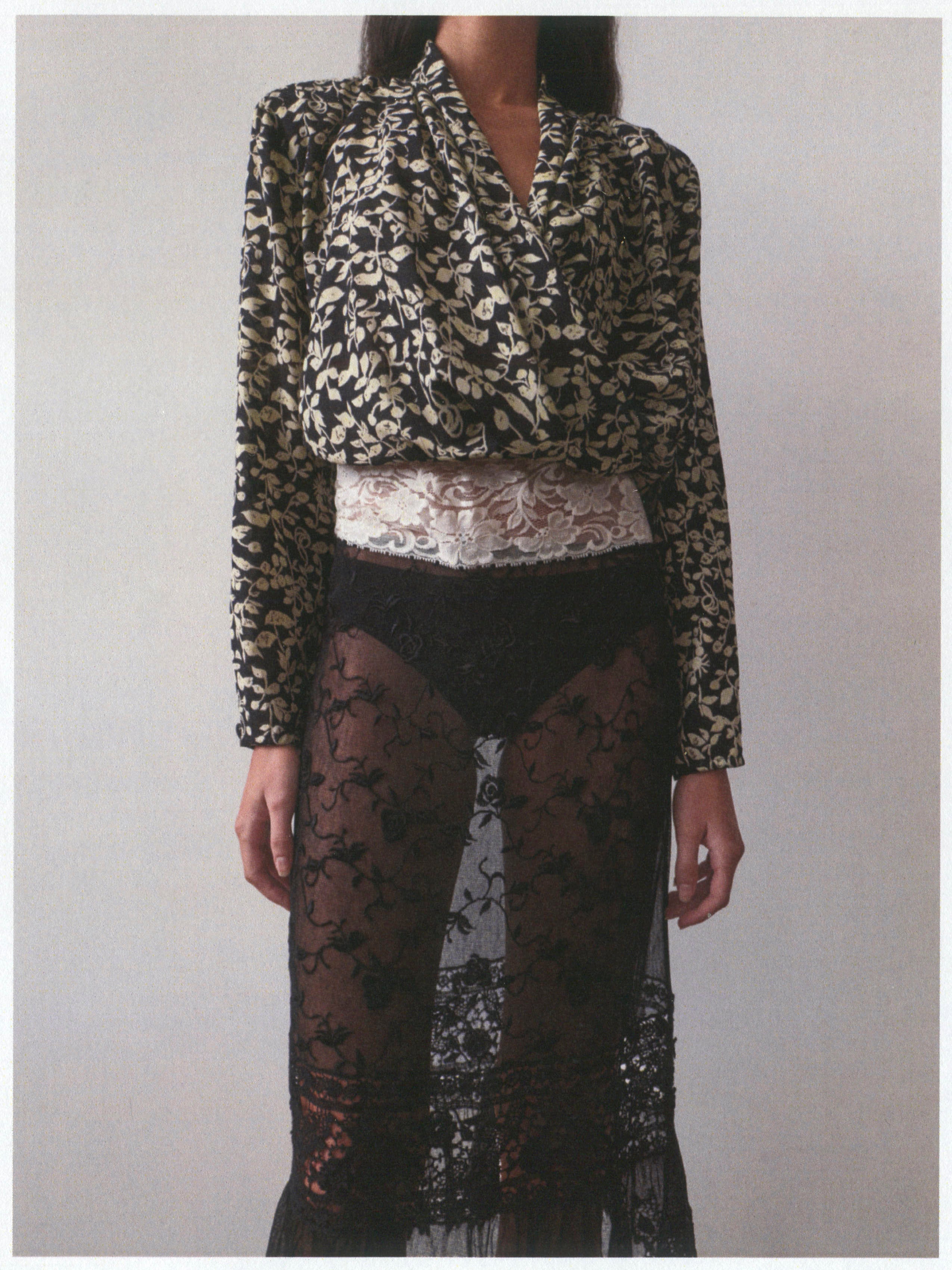 COLLETTE DINNIGAN LACE SKIRT