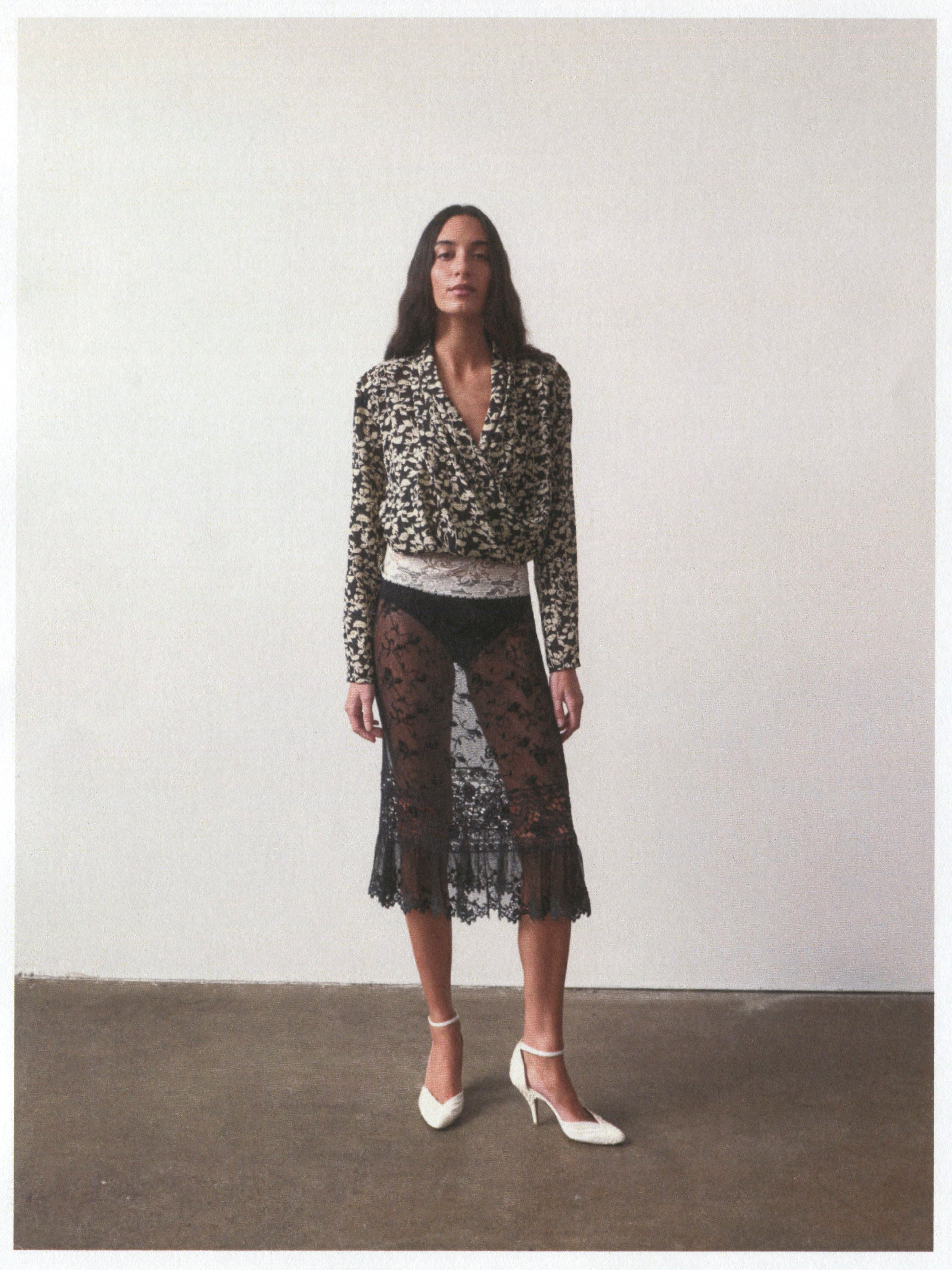 COLLETTE DINNIGAN LACE SKIRT