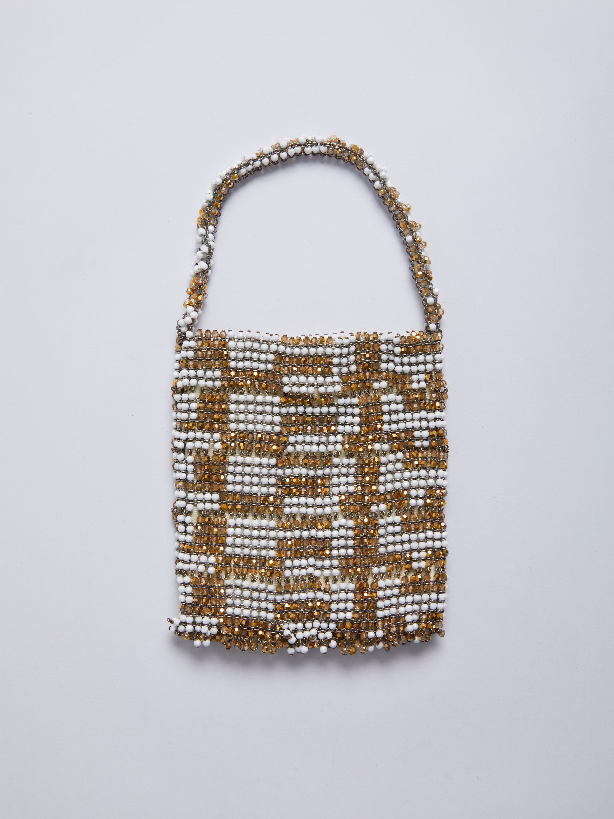 DANIEL SWAROVSKI CRYSTAL CHAIN EVENING BAG