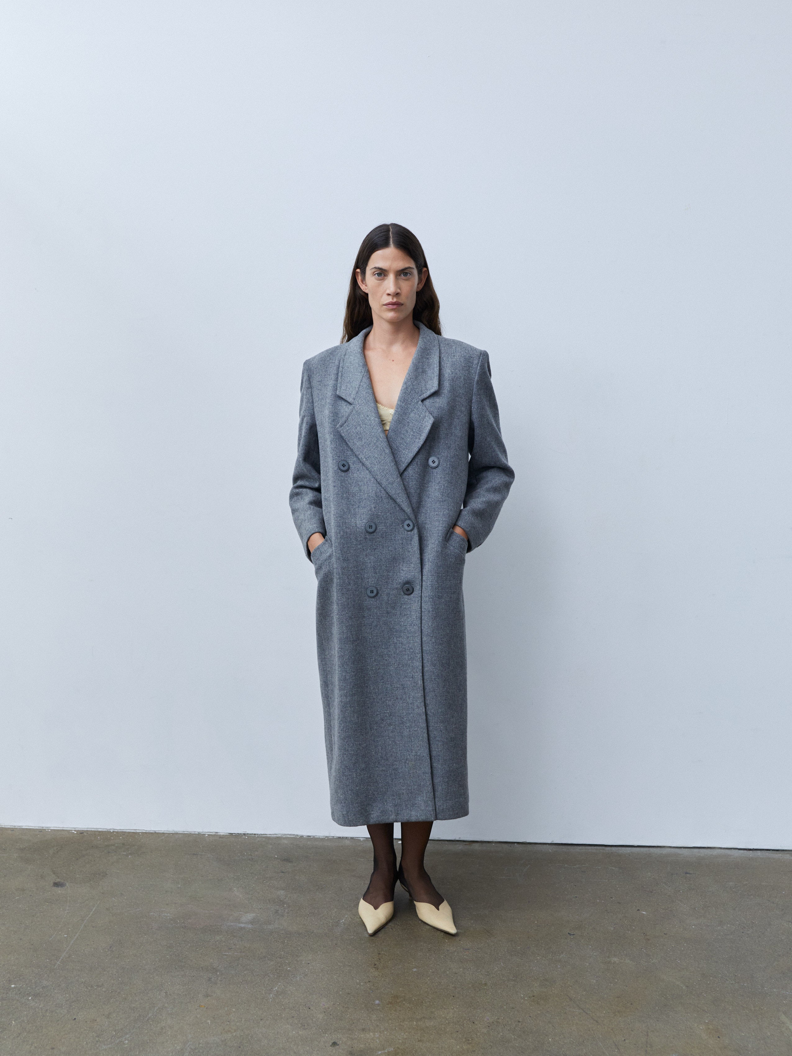 DOUBLE BREASTED COAT