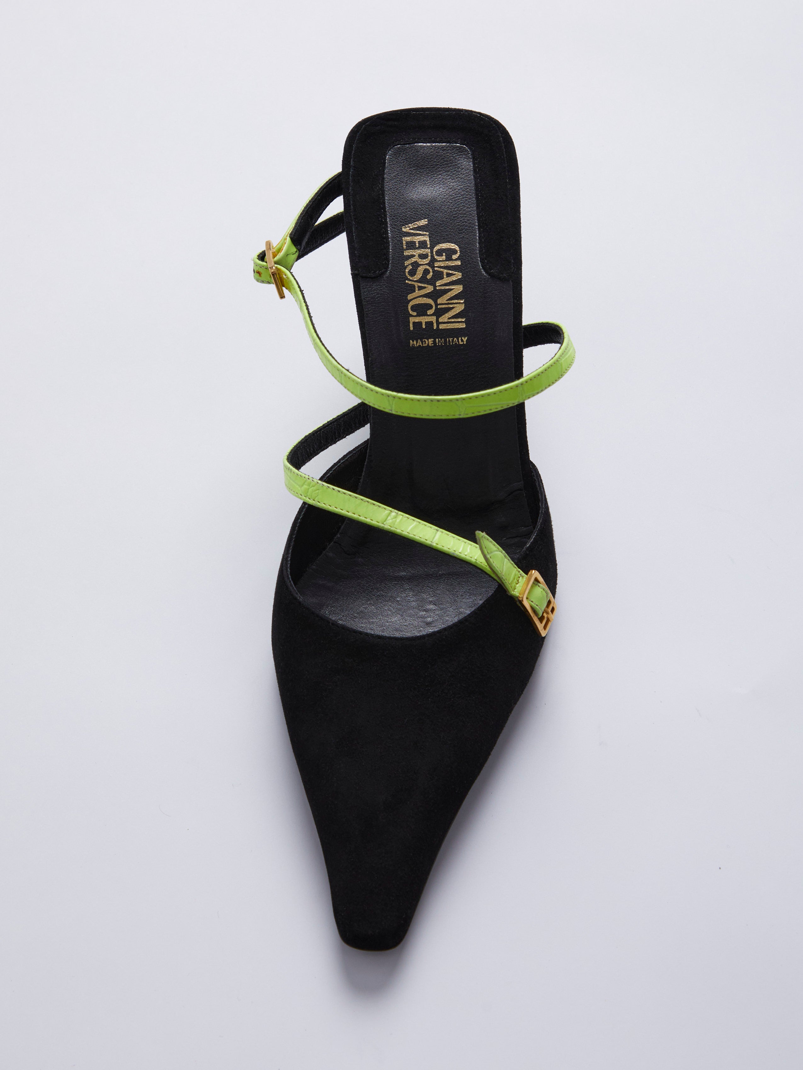 GIANNI VERSACE SUEDE HEELS