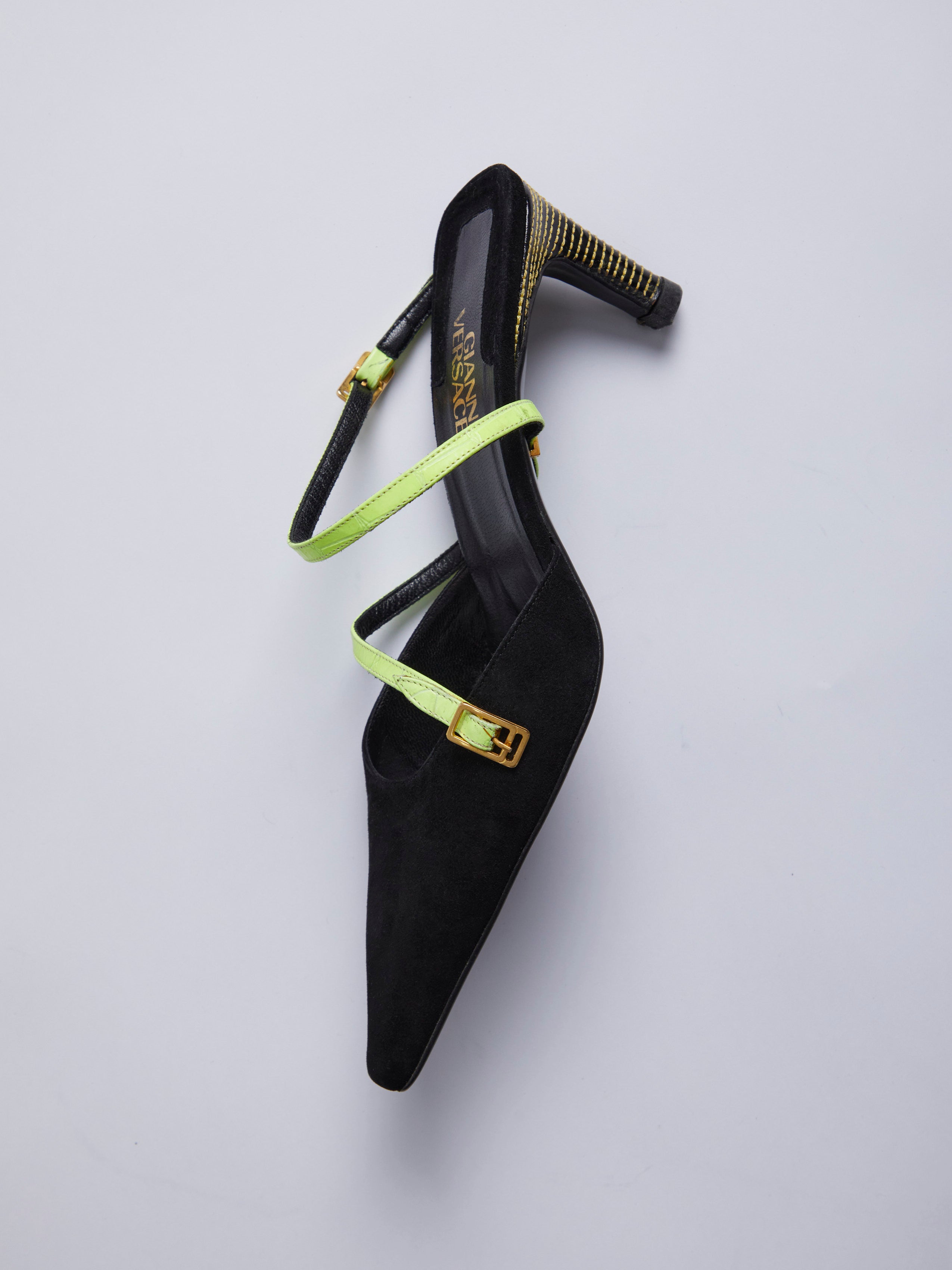 GIANNI VERSACE SUEDE HEELS