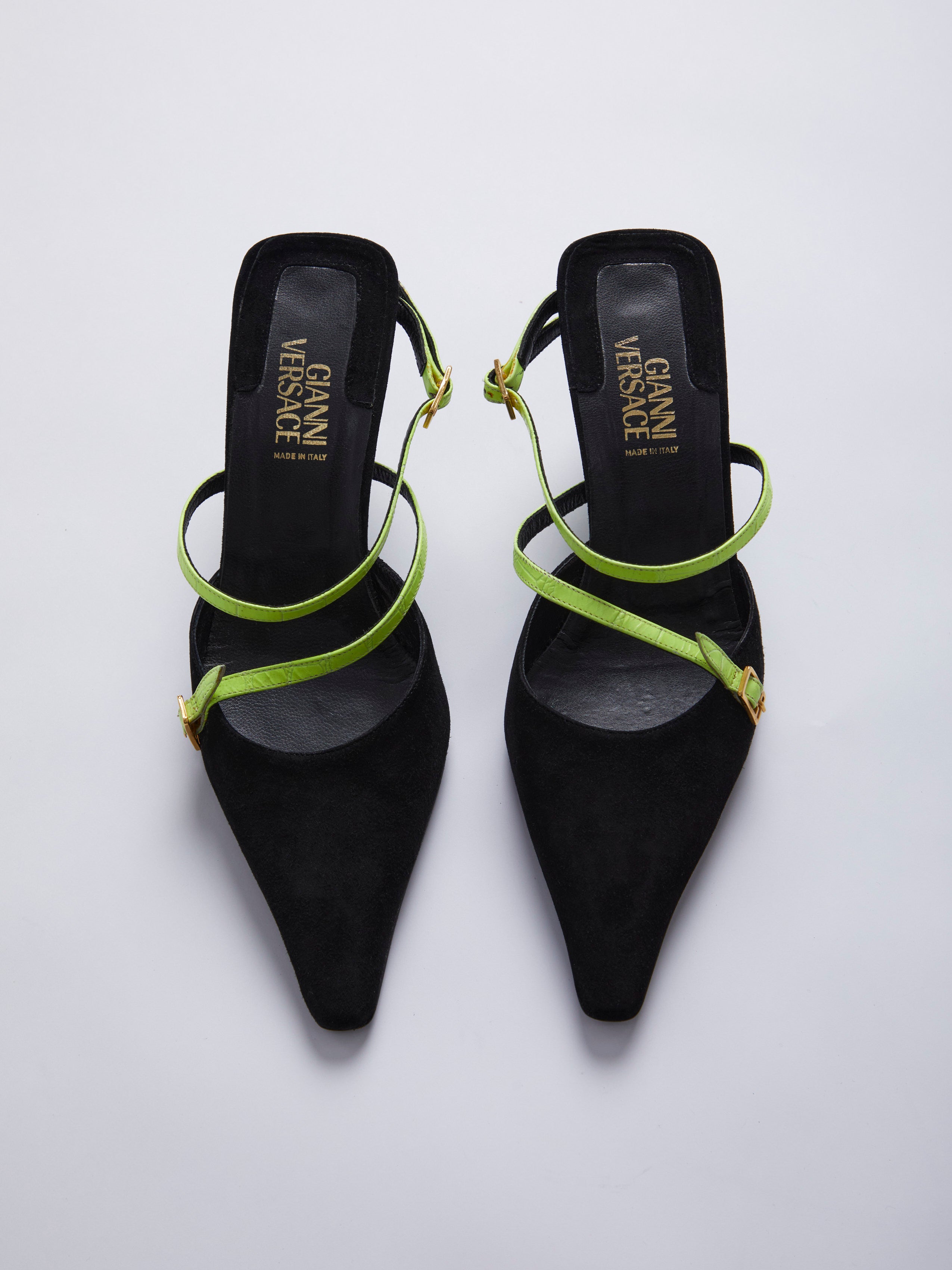 GIANNI VERSACE SUEDE HEELS