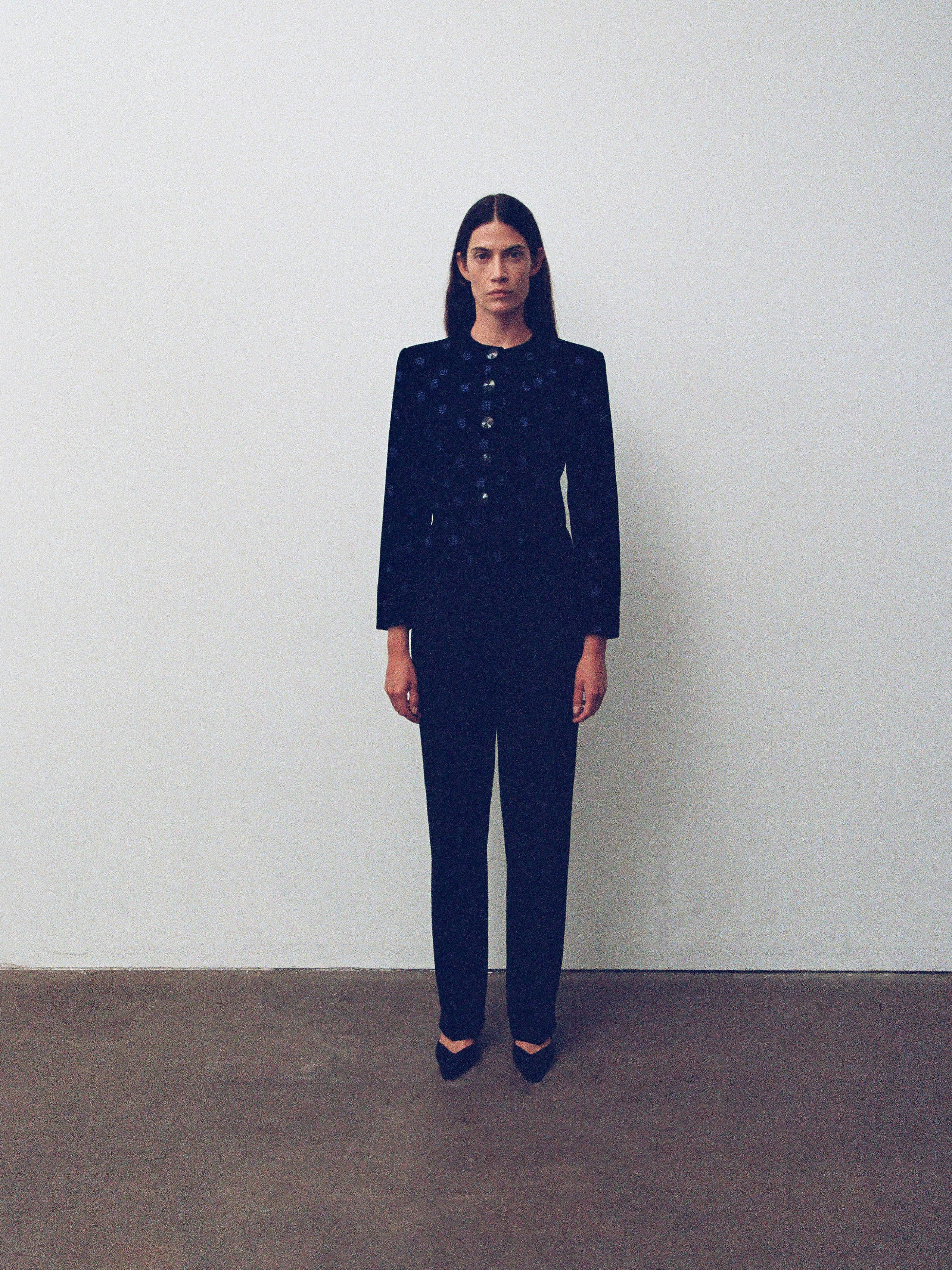 GUY LAROCHE EMBROIDERED VELVET JACKET