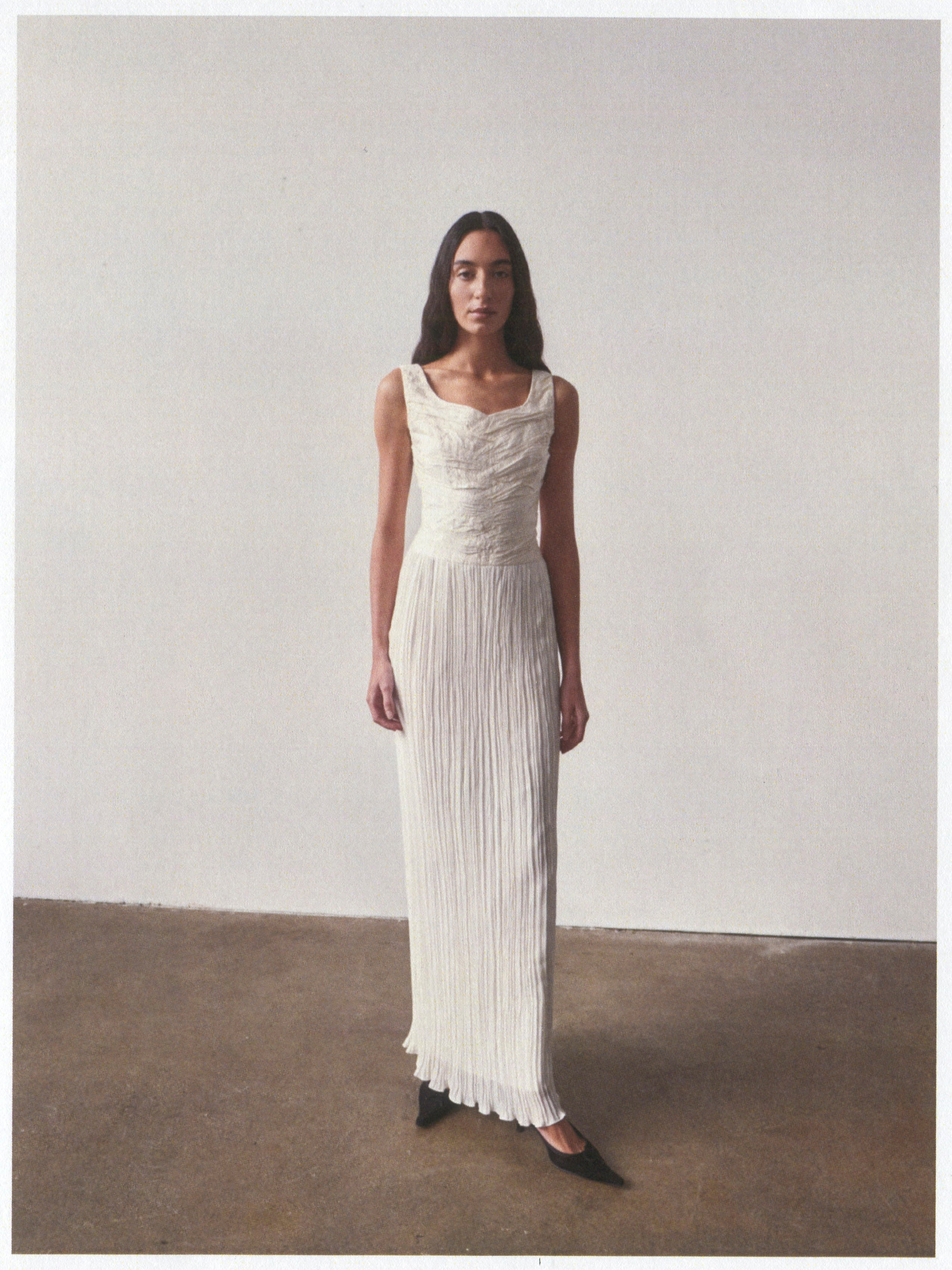 PLISSE DRESS