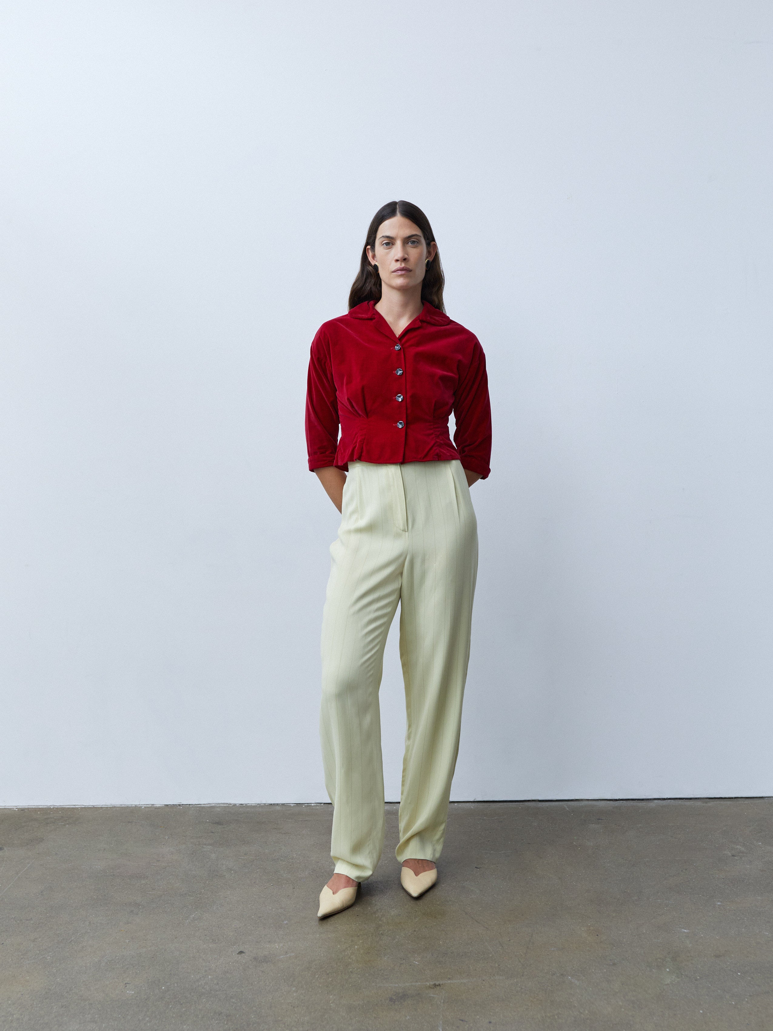 COTTON VELVET JACKET