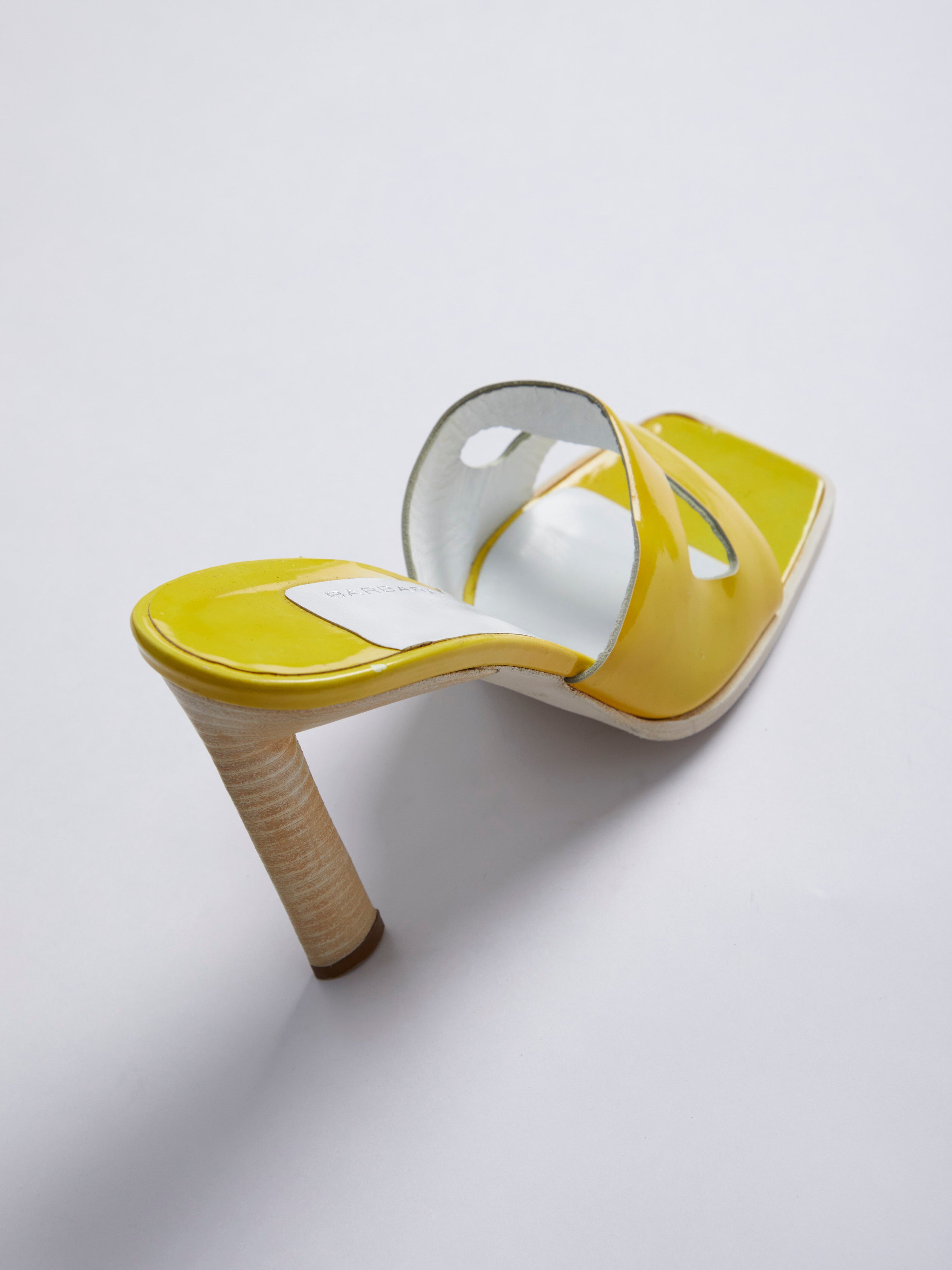 BARBARA BUI PATENT LEATHER MULES