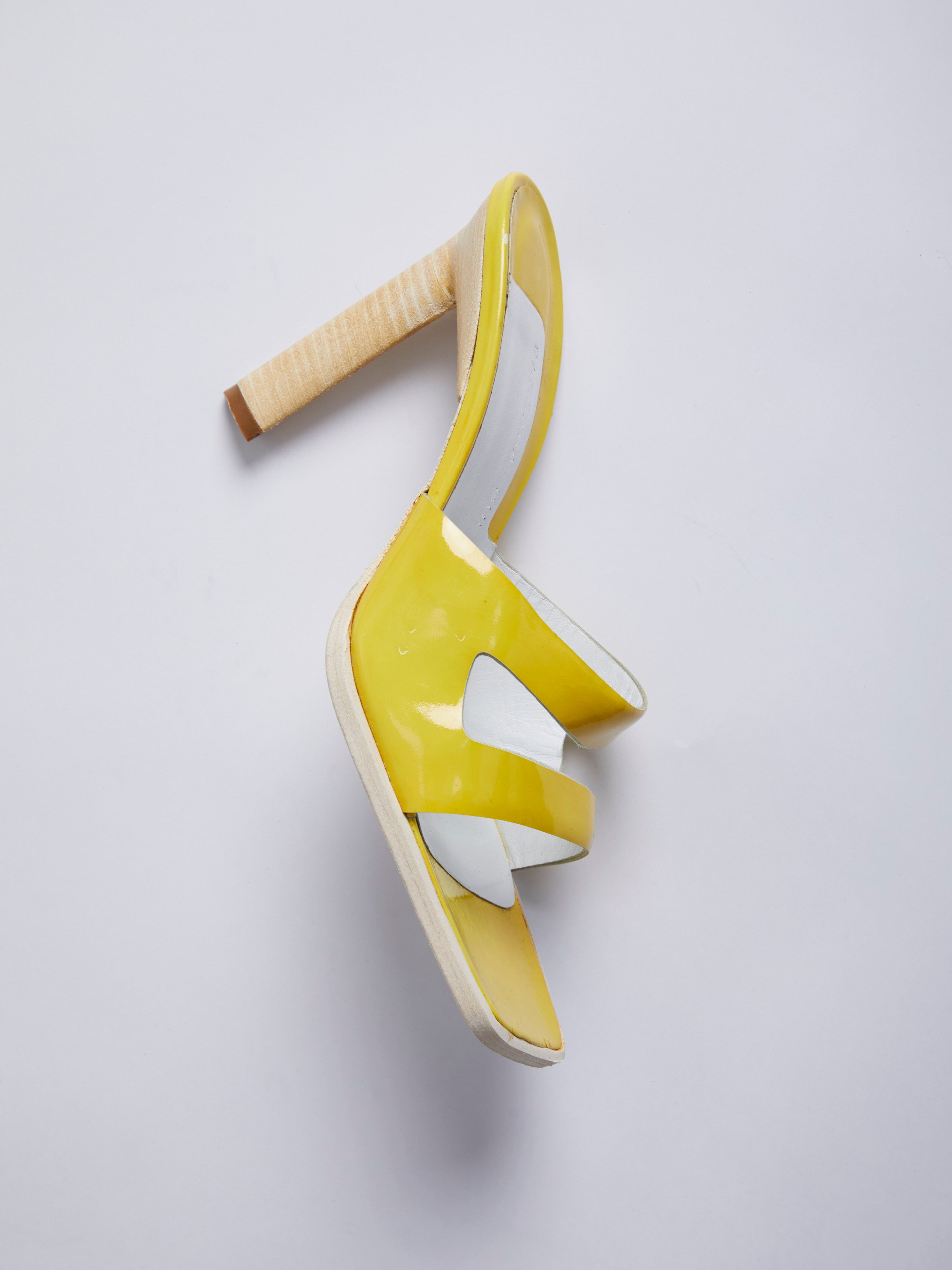 BARBARA BUI PATENT LEATHER MULES