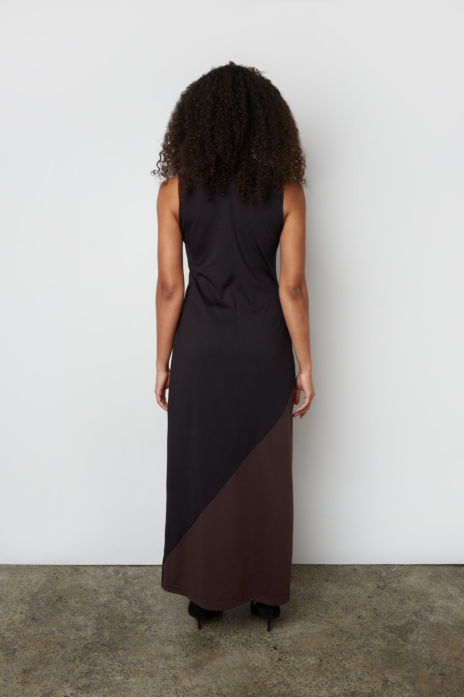 COLOURBLOCK TANK DRESS