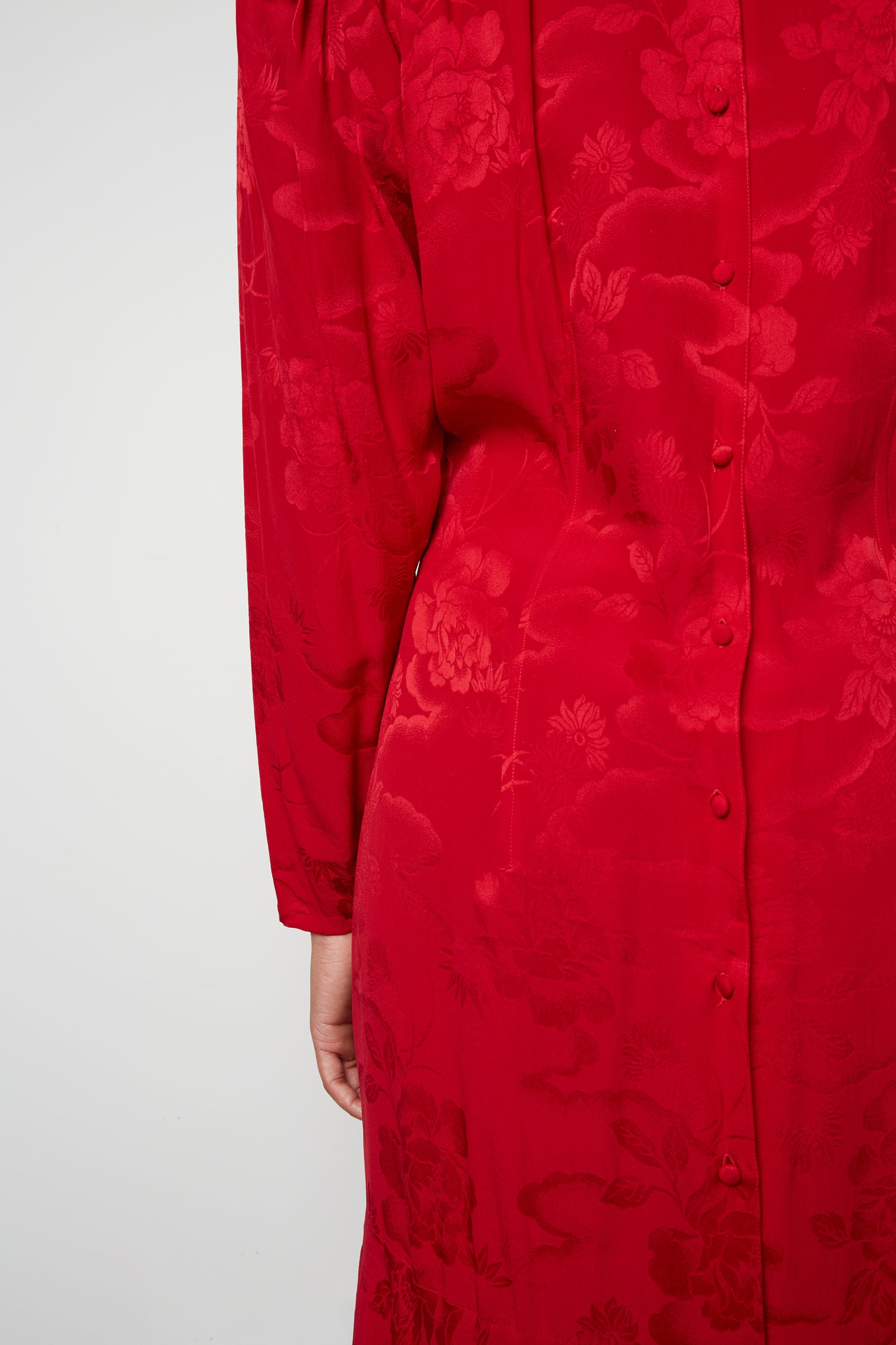 SILK JACQUARD DRESS