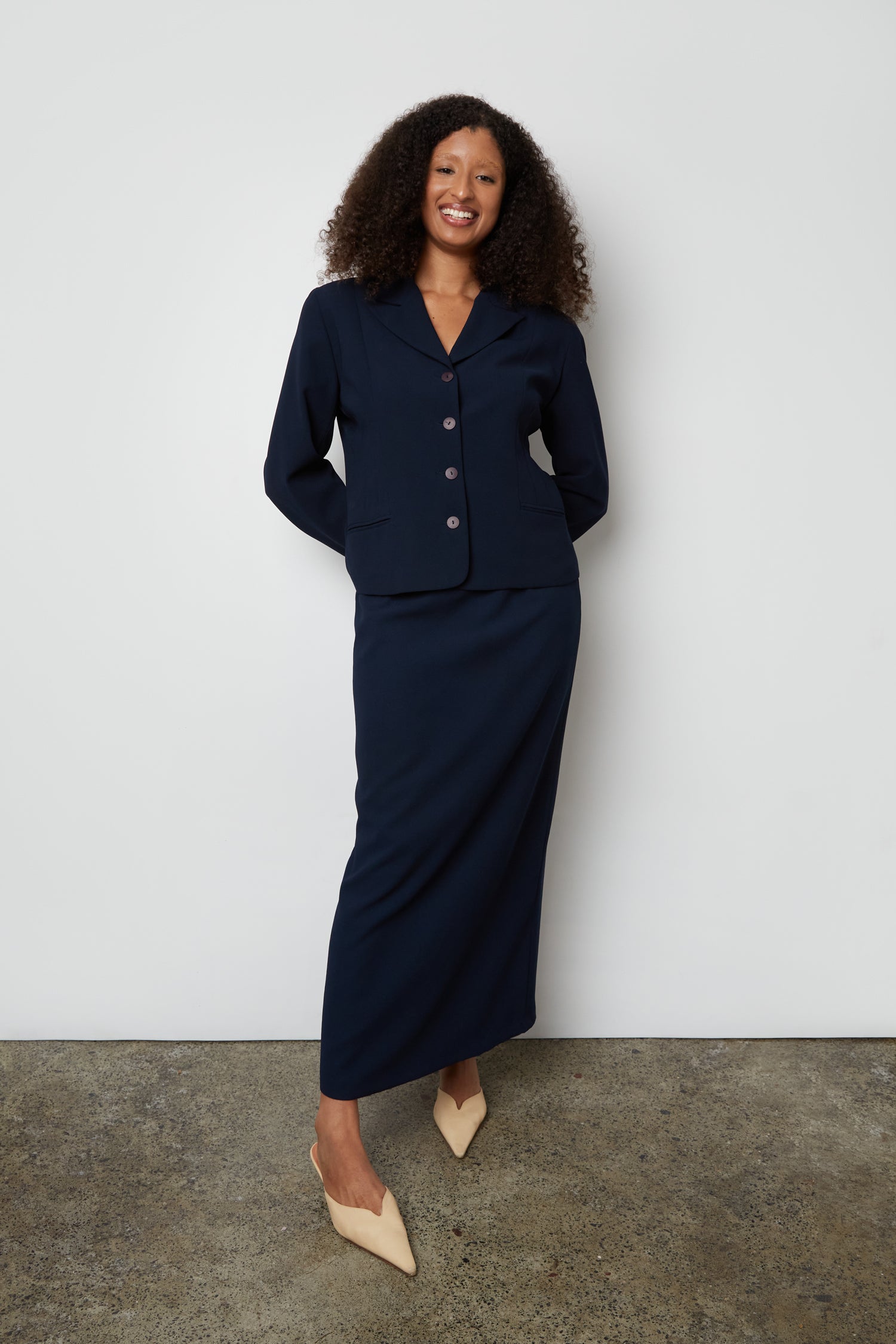 TAPERED SKIRT SUIT