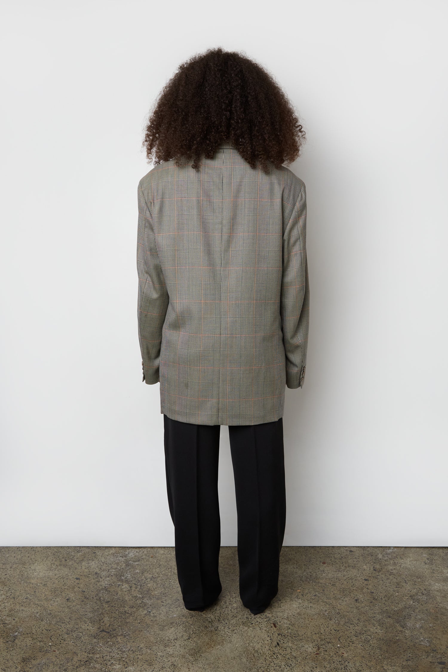 MENS CHECK BLAZER