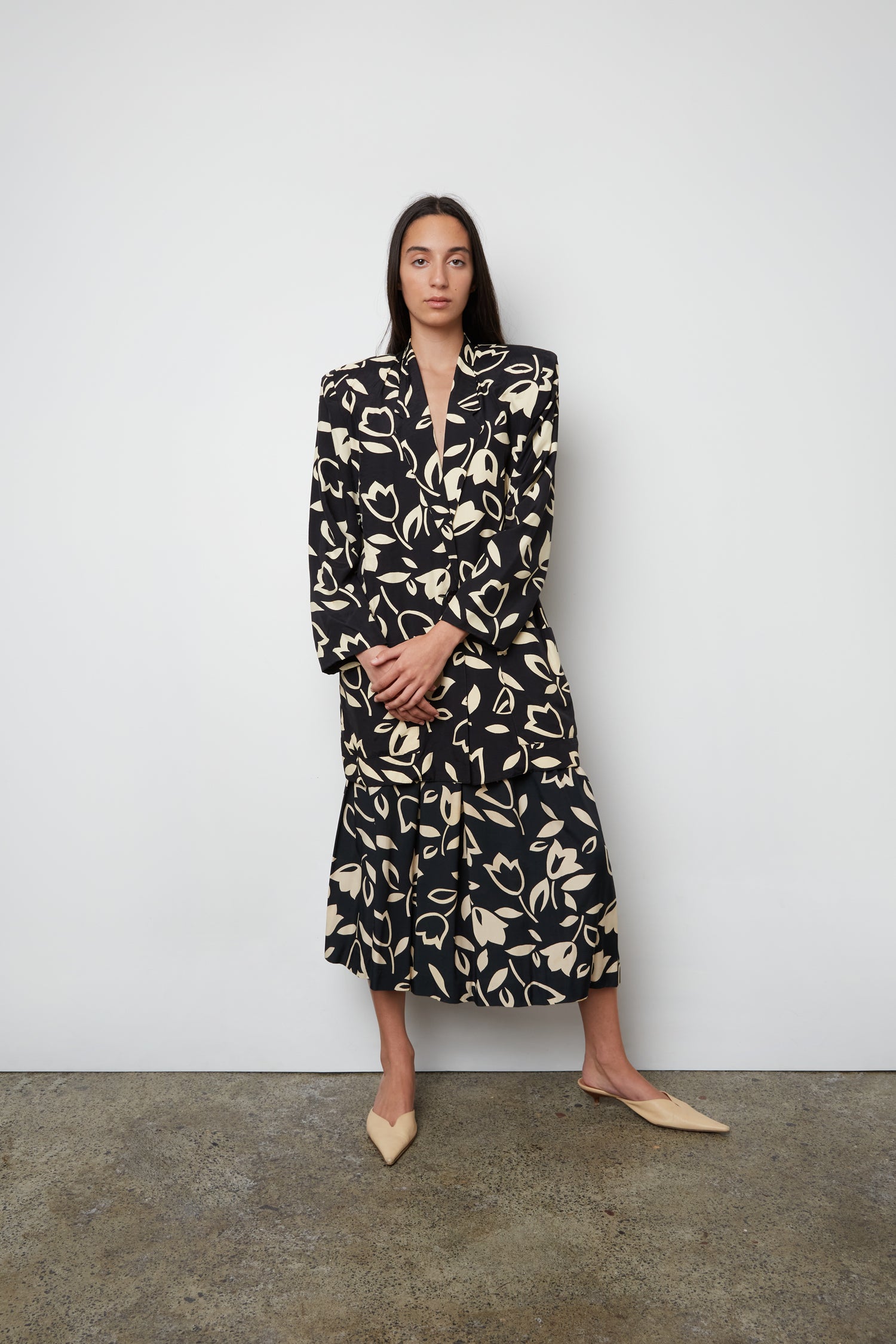 TROPICAL SKIRT SUIT
