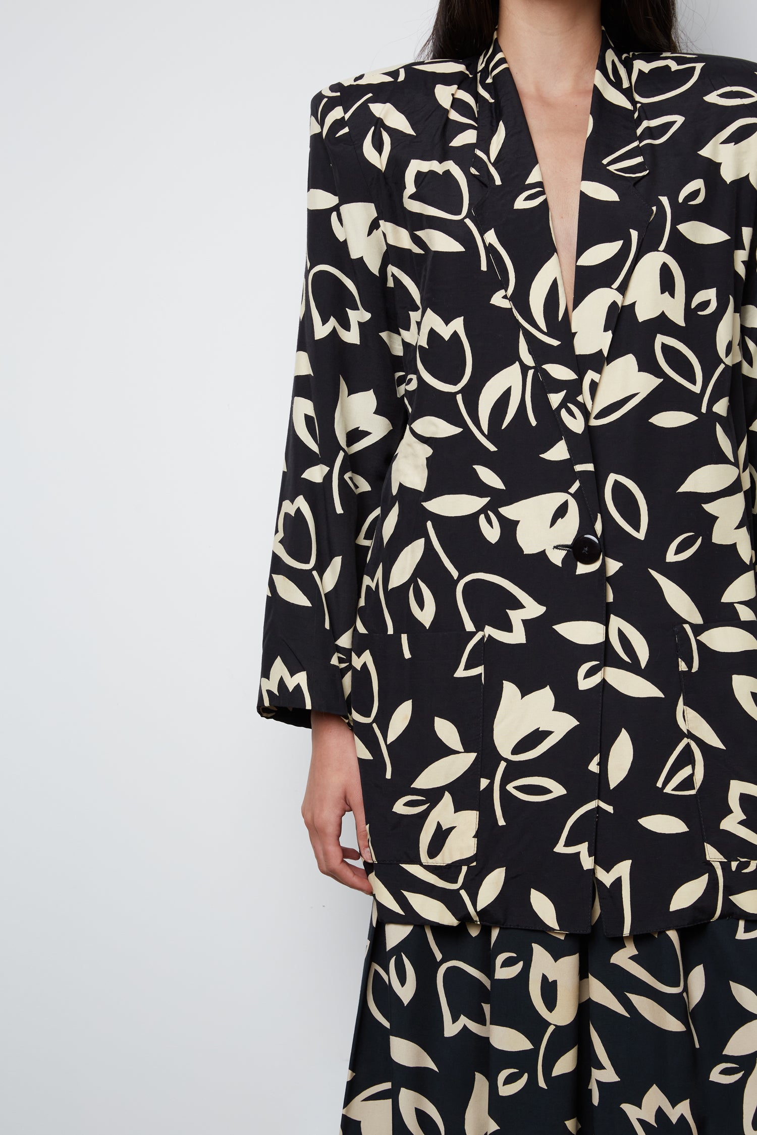 TROPICAL SKIRT SUIT