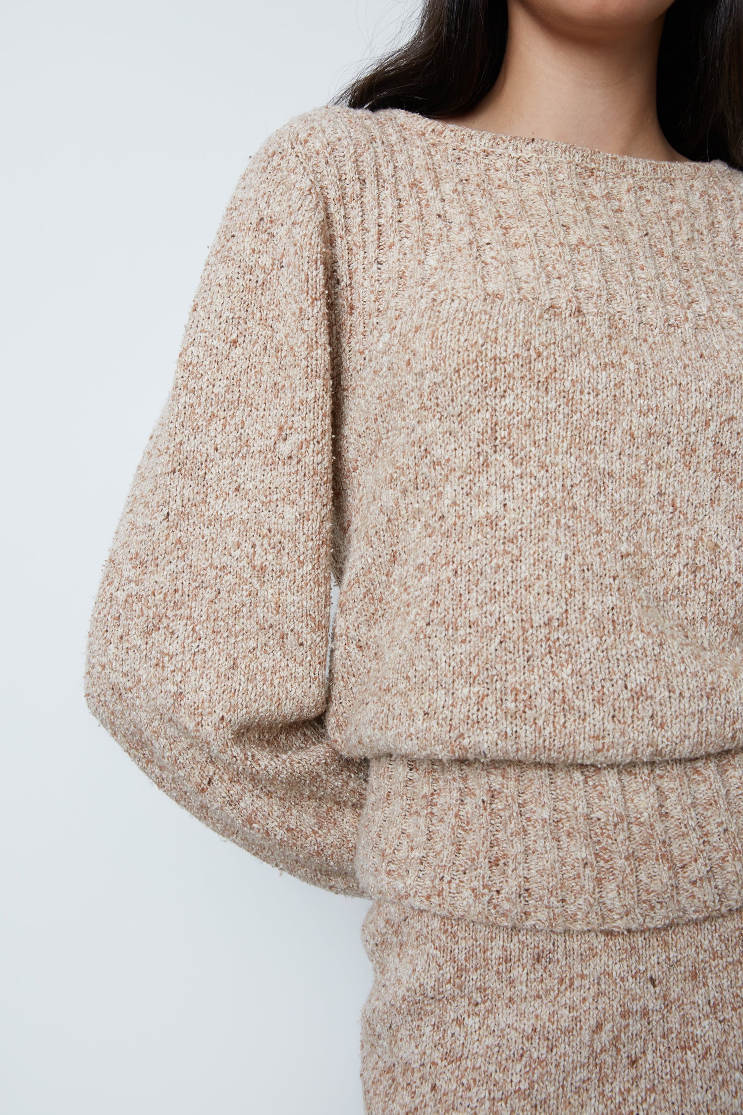 SILK WOOL KNIT SET