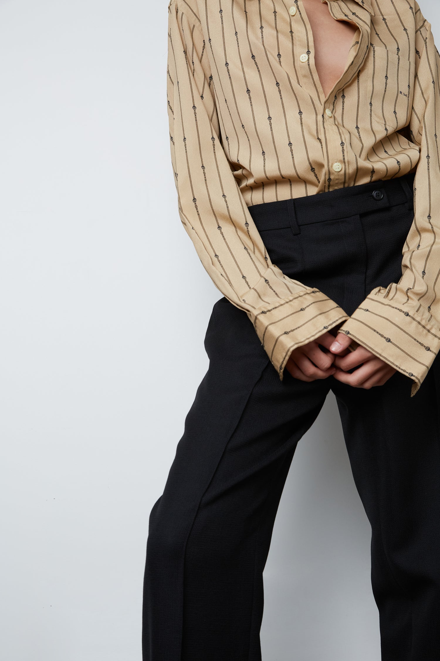 BELT STRIPE SHIRT