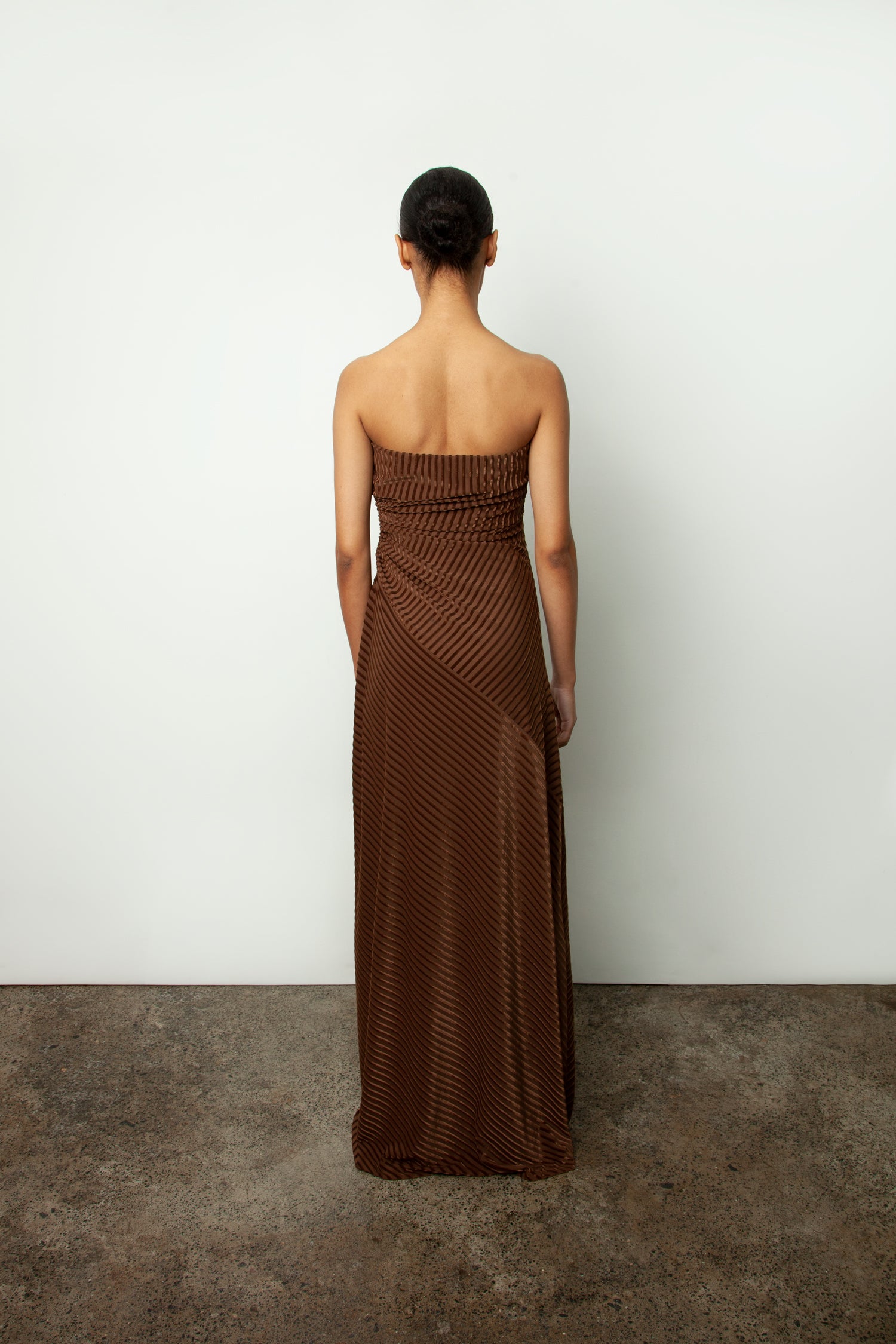 MATTHEW EAGER STRAPLESS GOWN