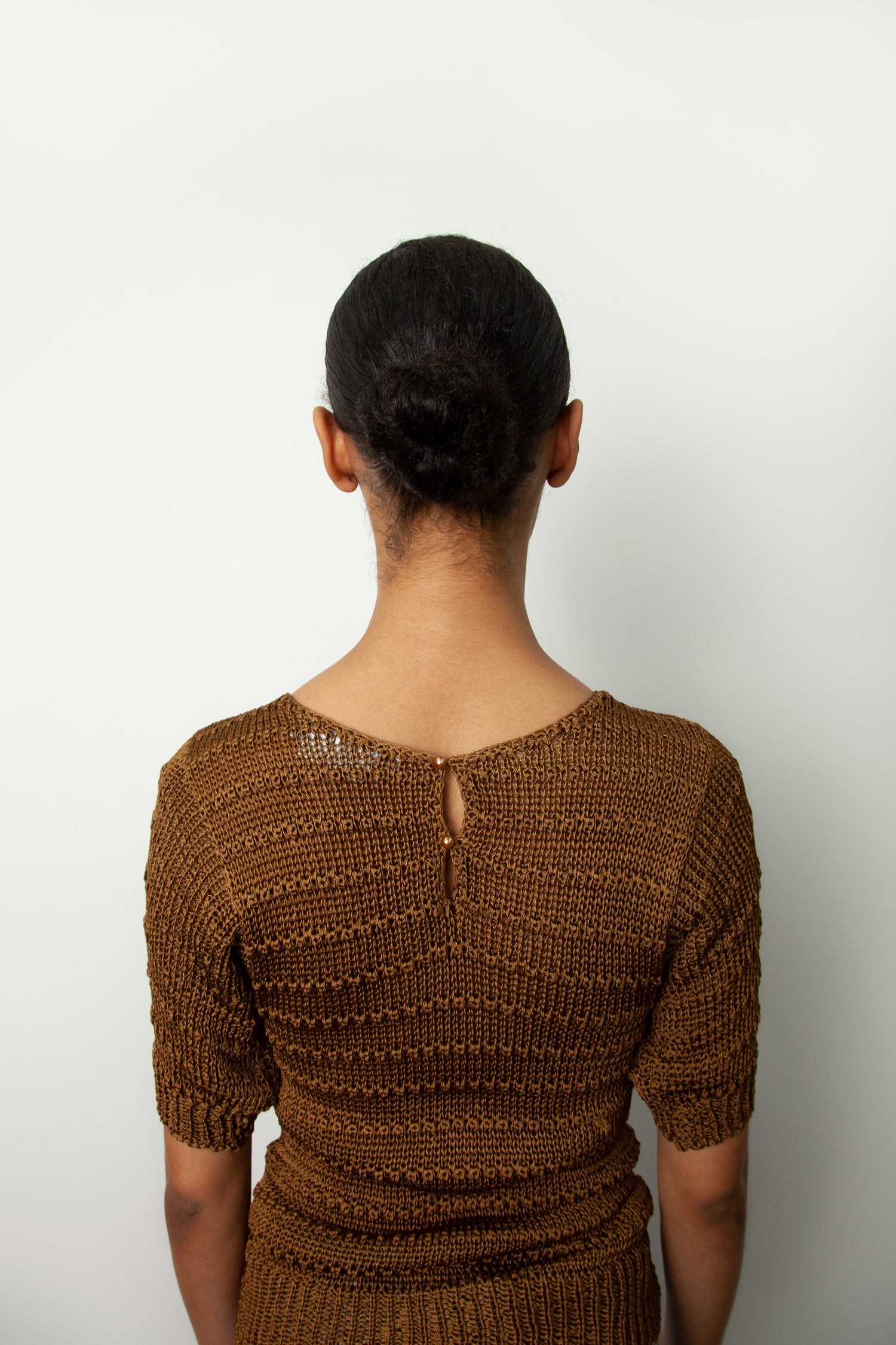 RIBBON KNIT TEE