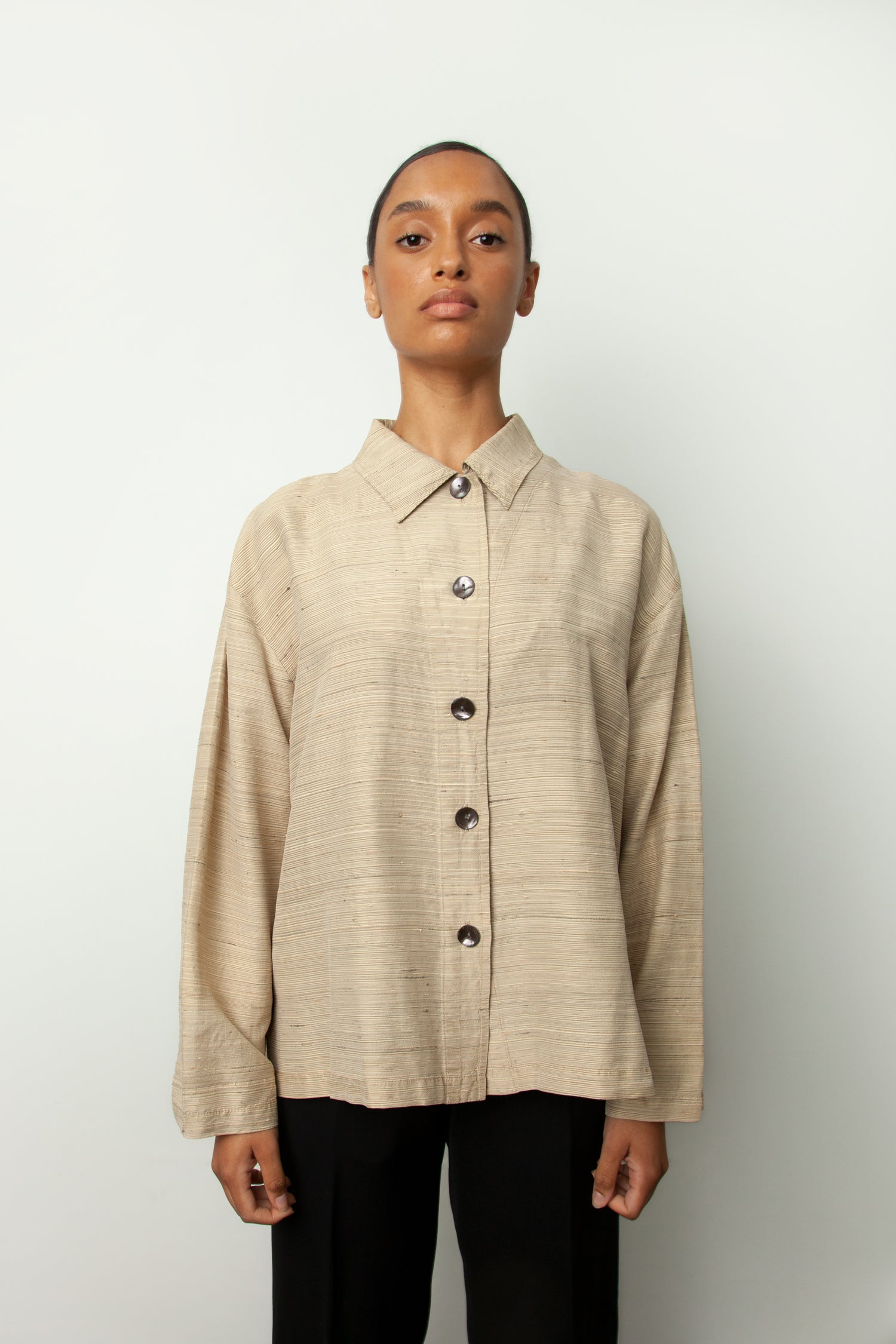 RAW SILK SHIRT