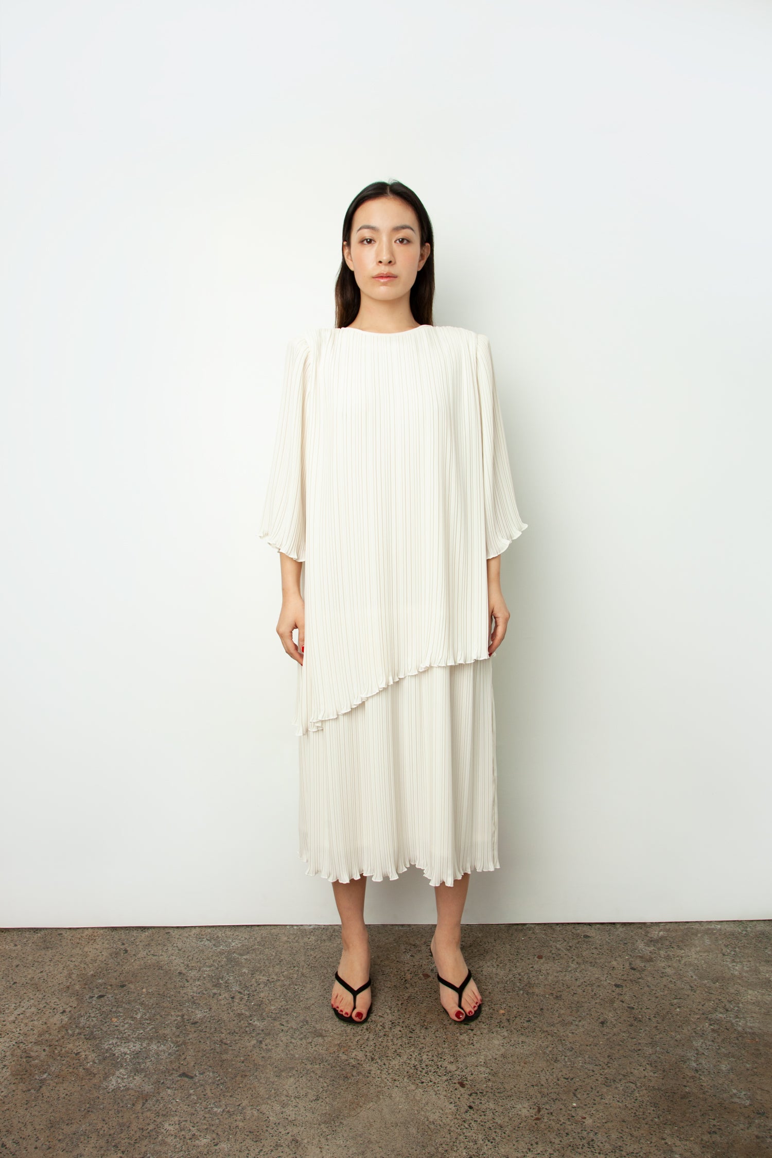 PLEATED DRESS