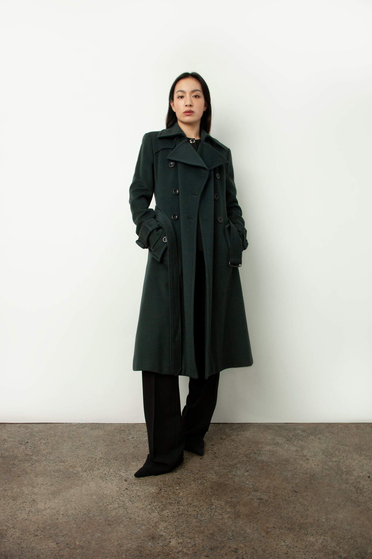 Sportmax sales green coat